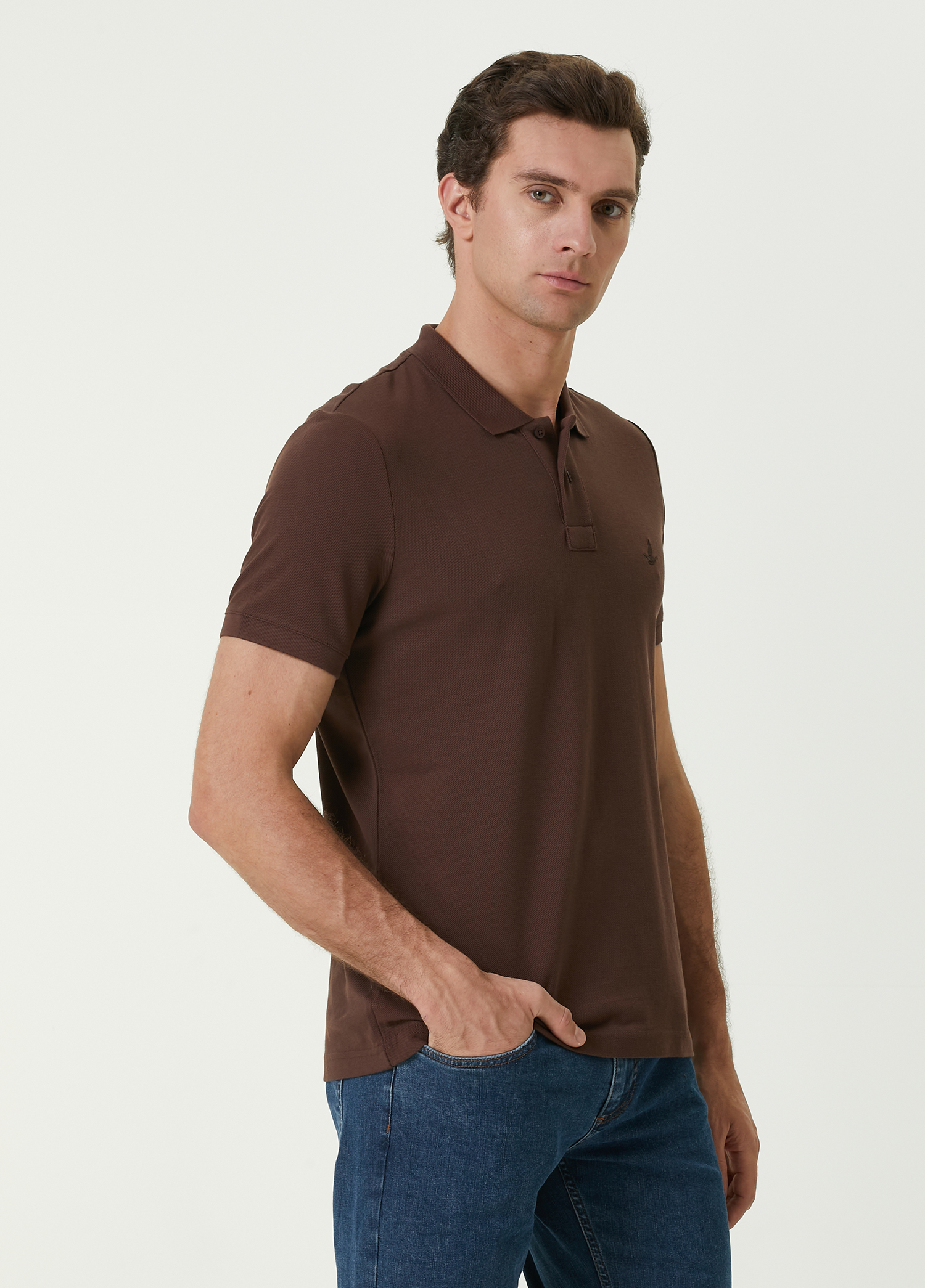 Comfort Fit Kahverengi T-shirt_1