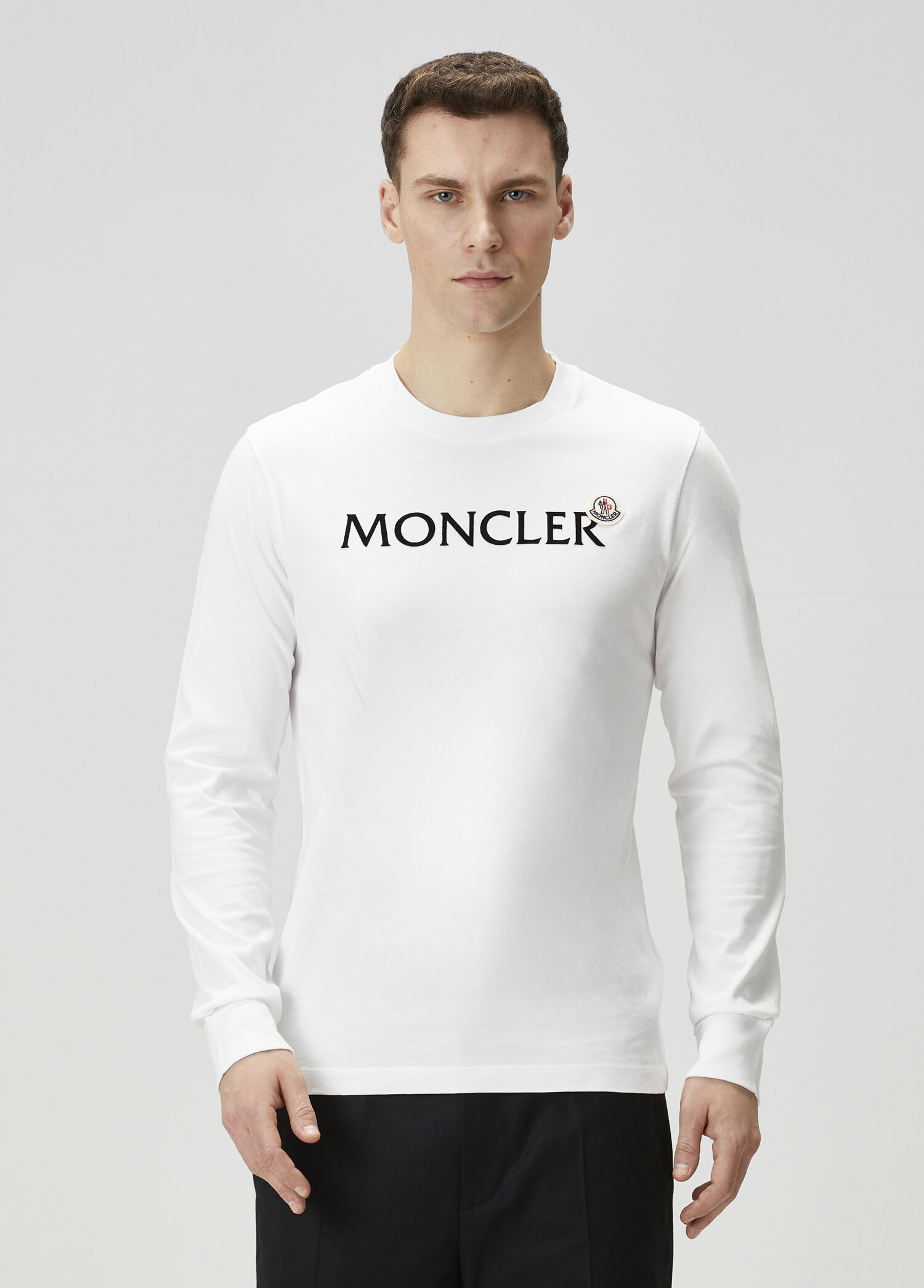 Moncler Beyaz Erkek Beyaz Uzun Kollu T-shirt 1892874 | Beymen