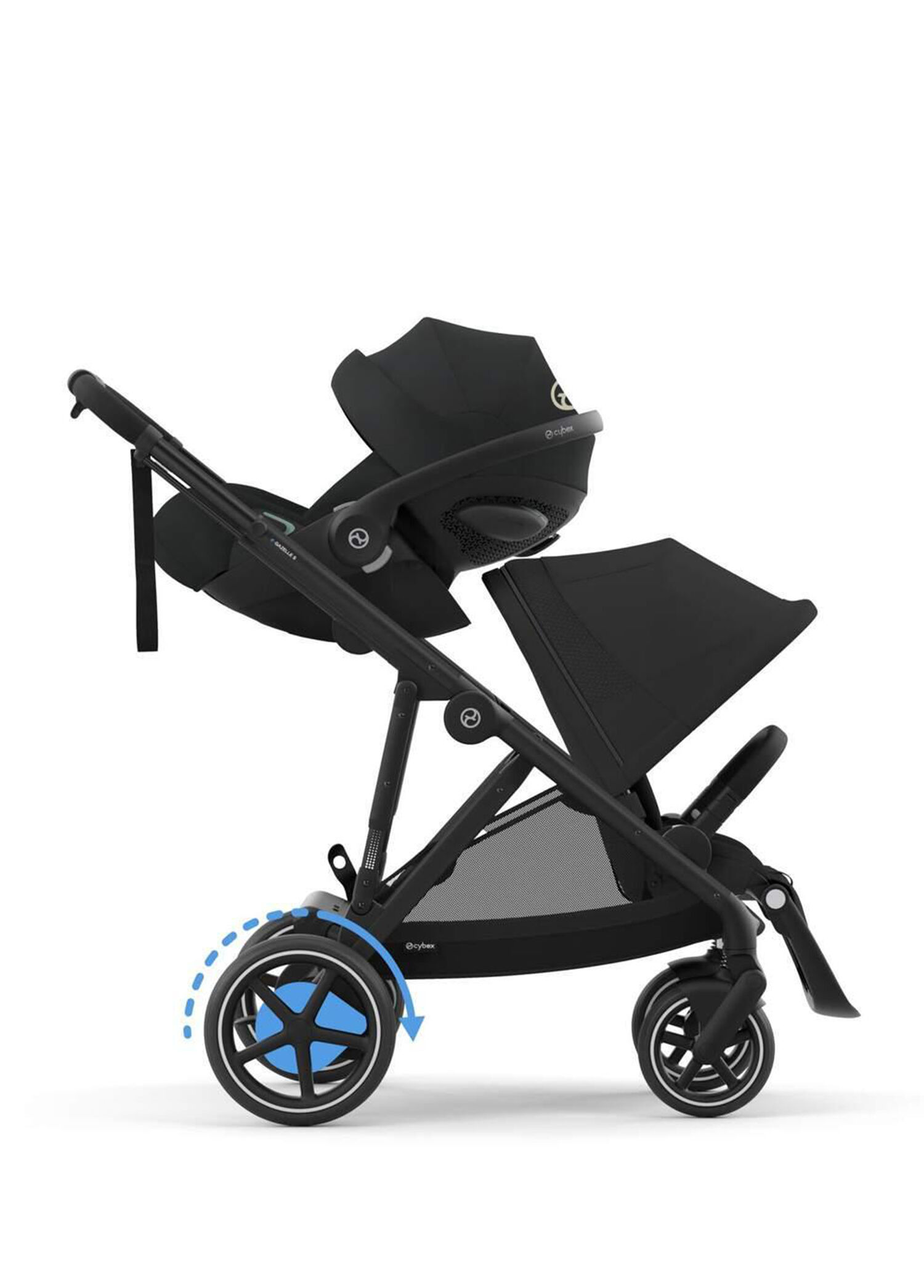 uppababy vista oat V3 Pram With Bassinet - Liam (Oat Melange) truemed-eligible With an All Scent:Garlic Floating Magnolia Hill Backpack –
