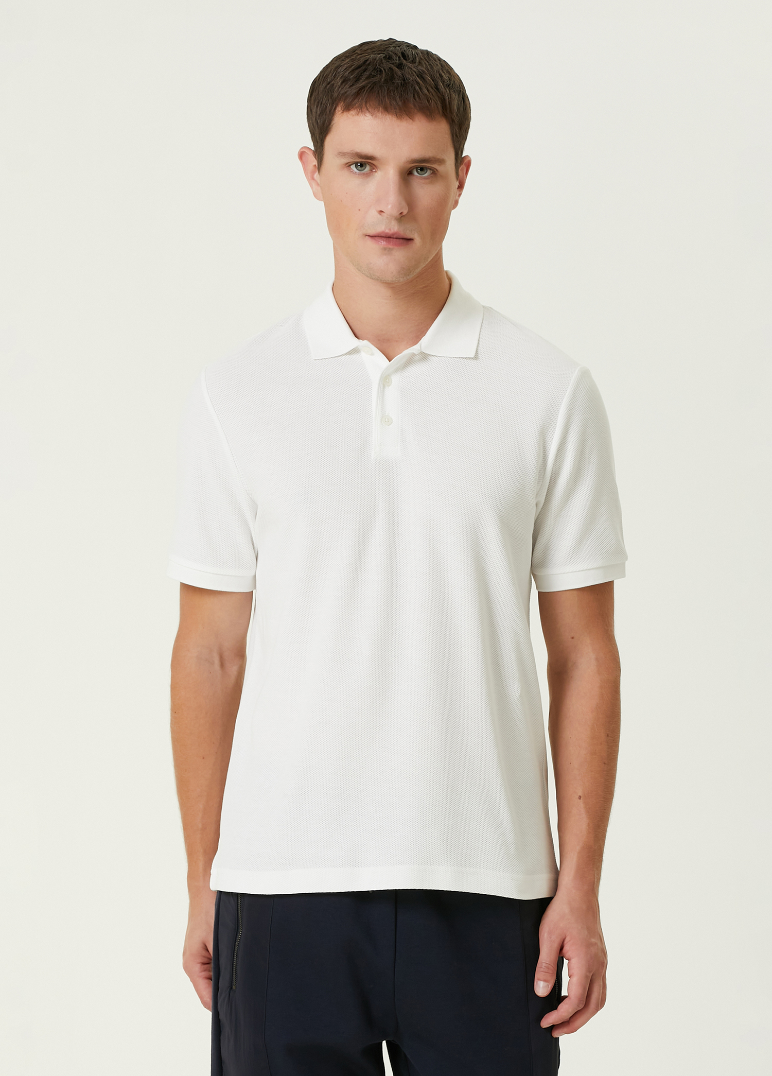 Ekru Polo T-shirt