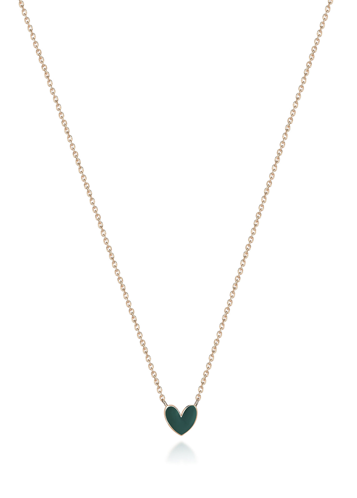 Love Bombing Green 14 Ayar Rose Gold Kadın Kolye