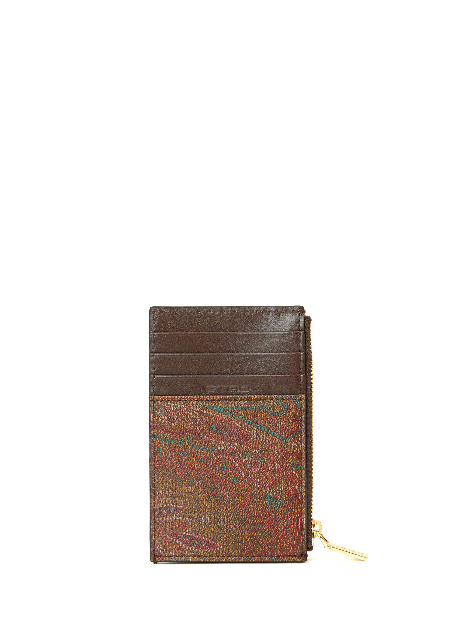 Etro - Brown Paisley Women's Card Holder