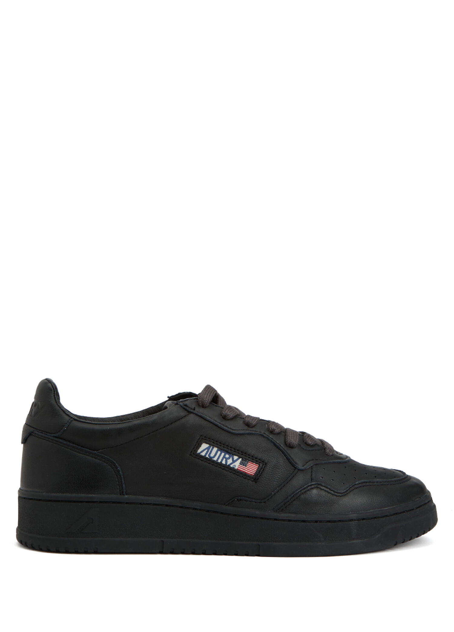 Medalist Siyah Erkek Deri Sneaker