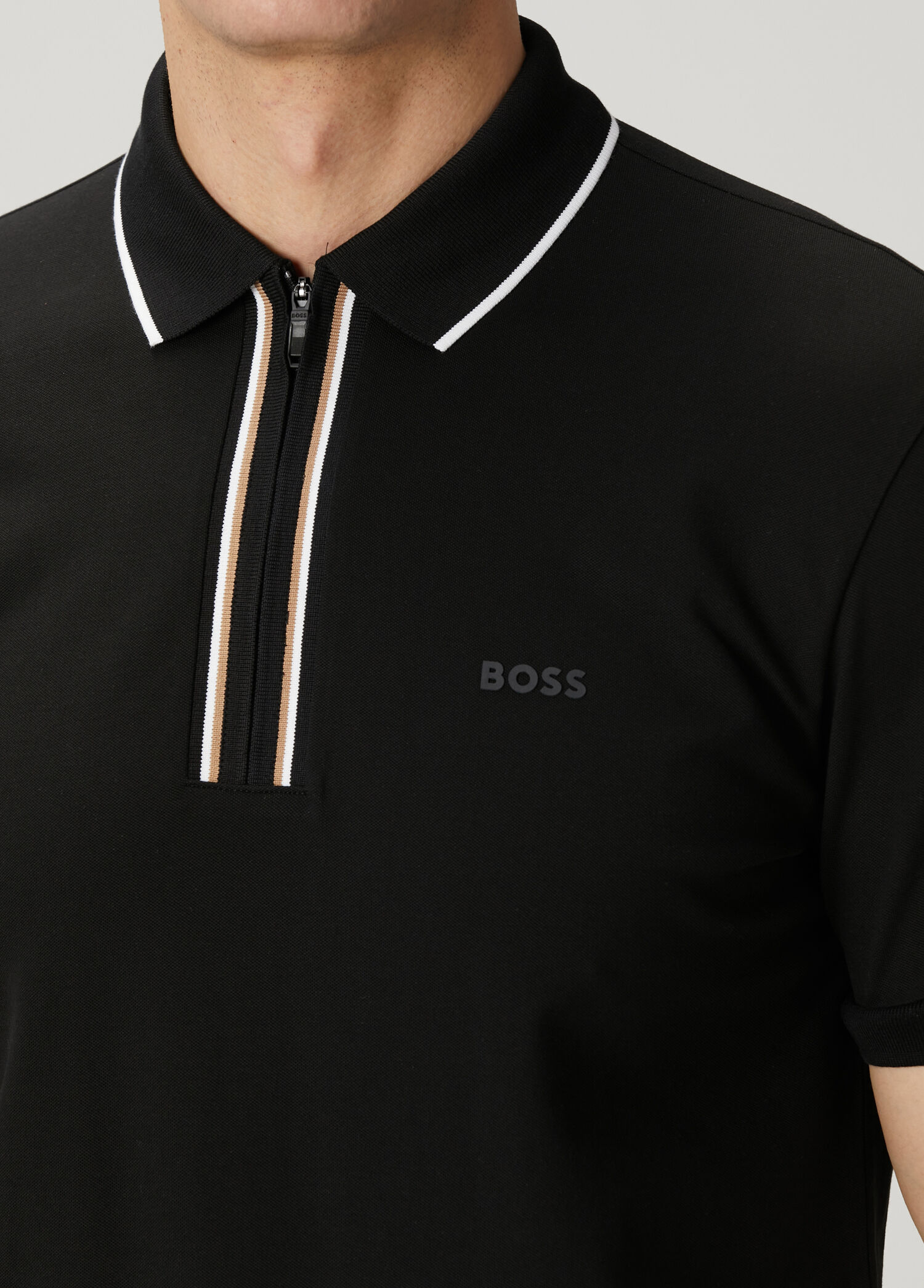 Boss Siyah Erkek Siyah Polo Yaka T-shirt 1911097 | Beymen