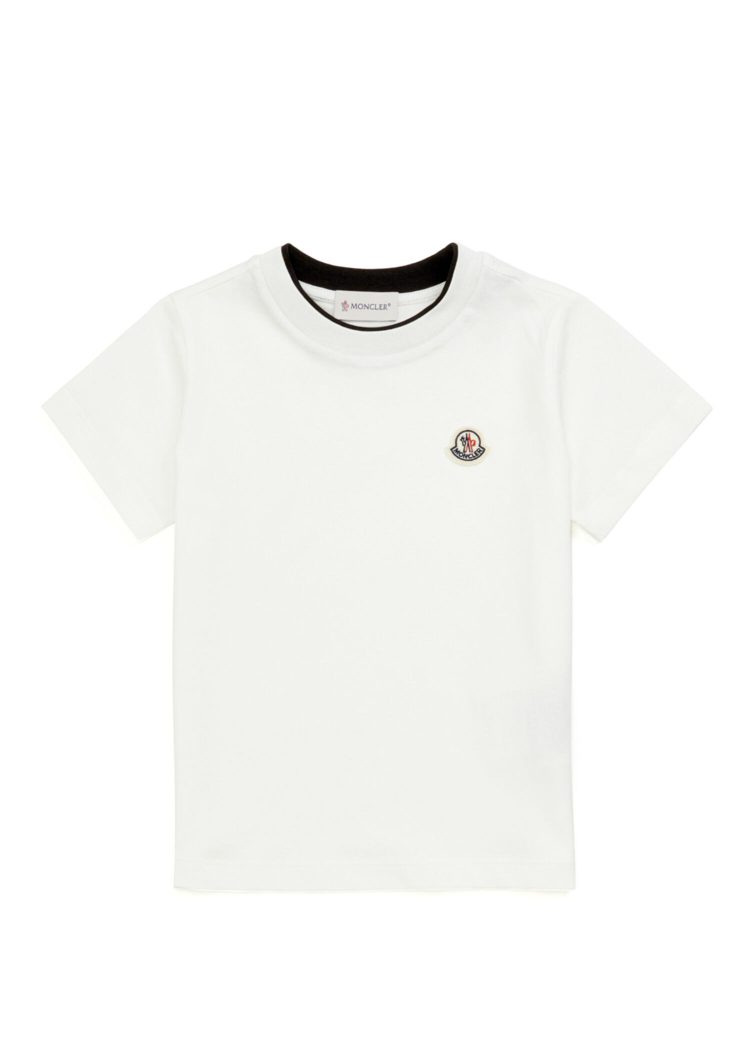 Moncler - Kırık Beyaz Erkek Çocuk T-shirt - Kırık Beyaz