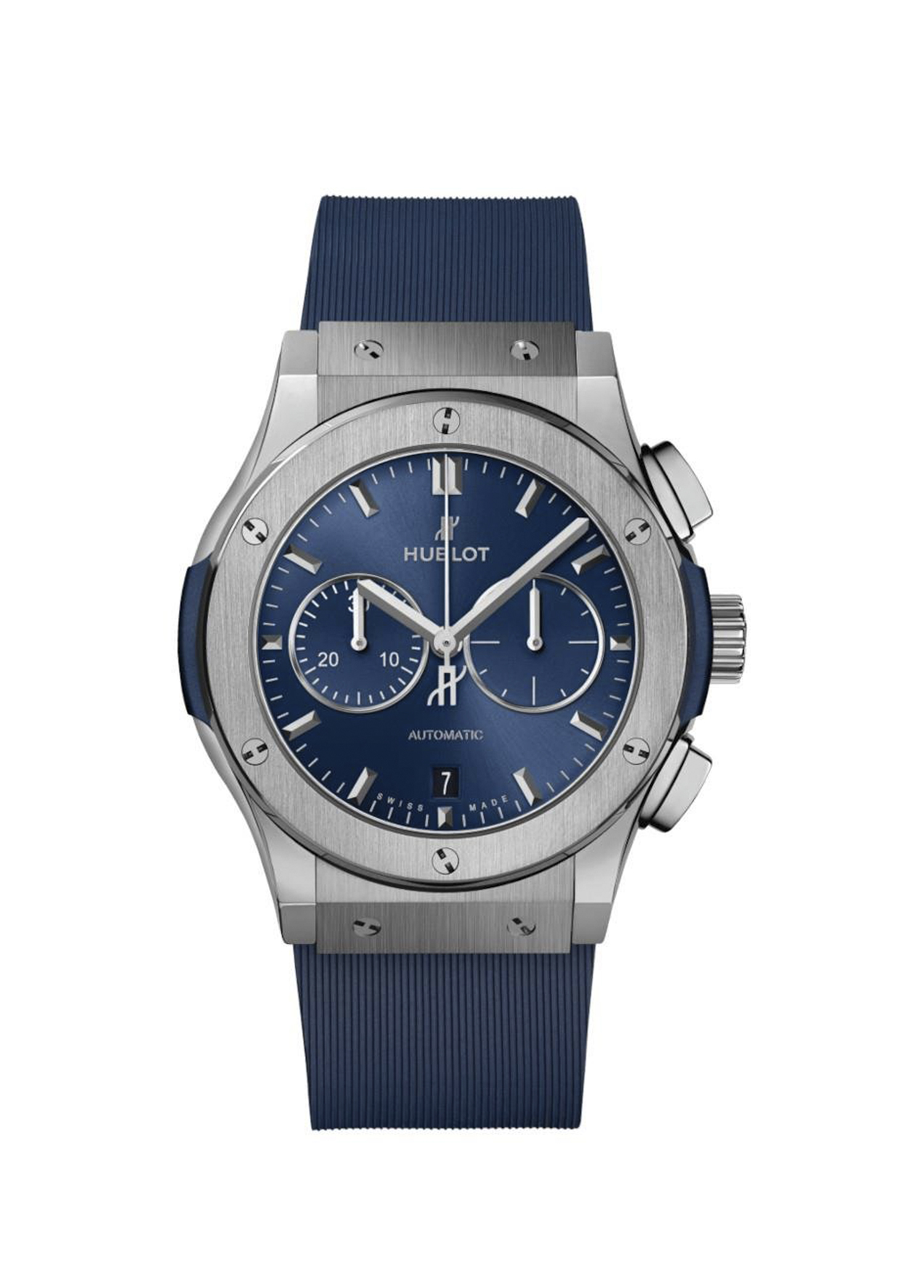 Classic Fusion Chronograph Titanium Blue Saat