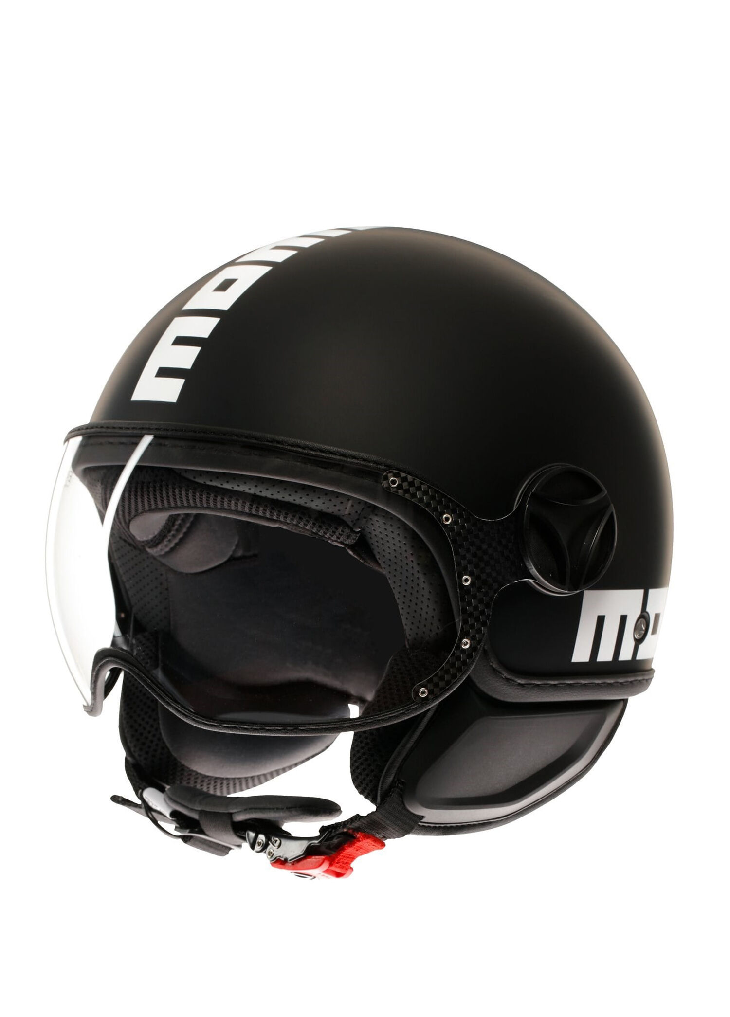 Fgtr Classic Mono Matt Black White Açık Motosiklet Kaskı
