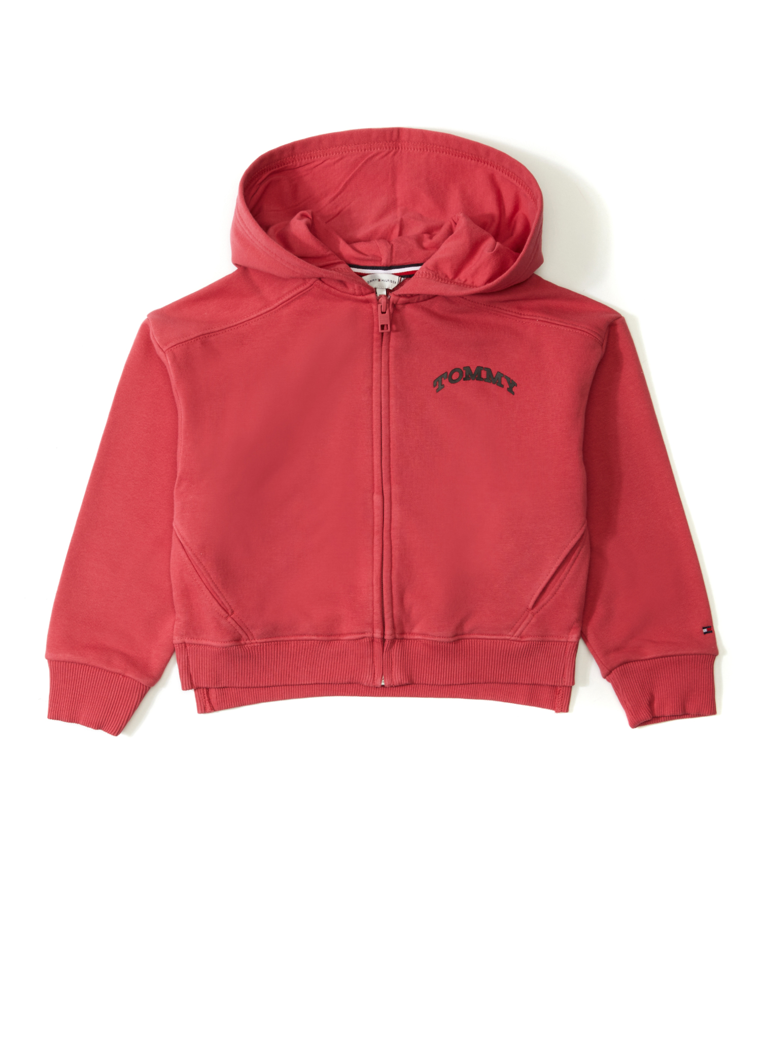 Pembe Kapüşonlu Kız Çocuk Sweatshirt