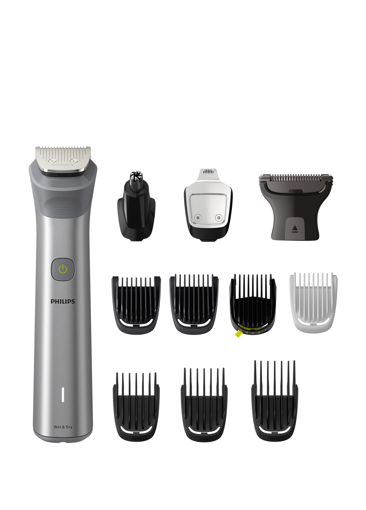 All-in-One Trimmer Serisi 5000 MG5940/15 Islak & Kuru 12'si 1 Arada Erkek Bakım Kiti