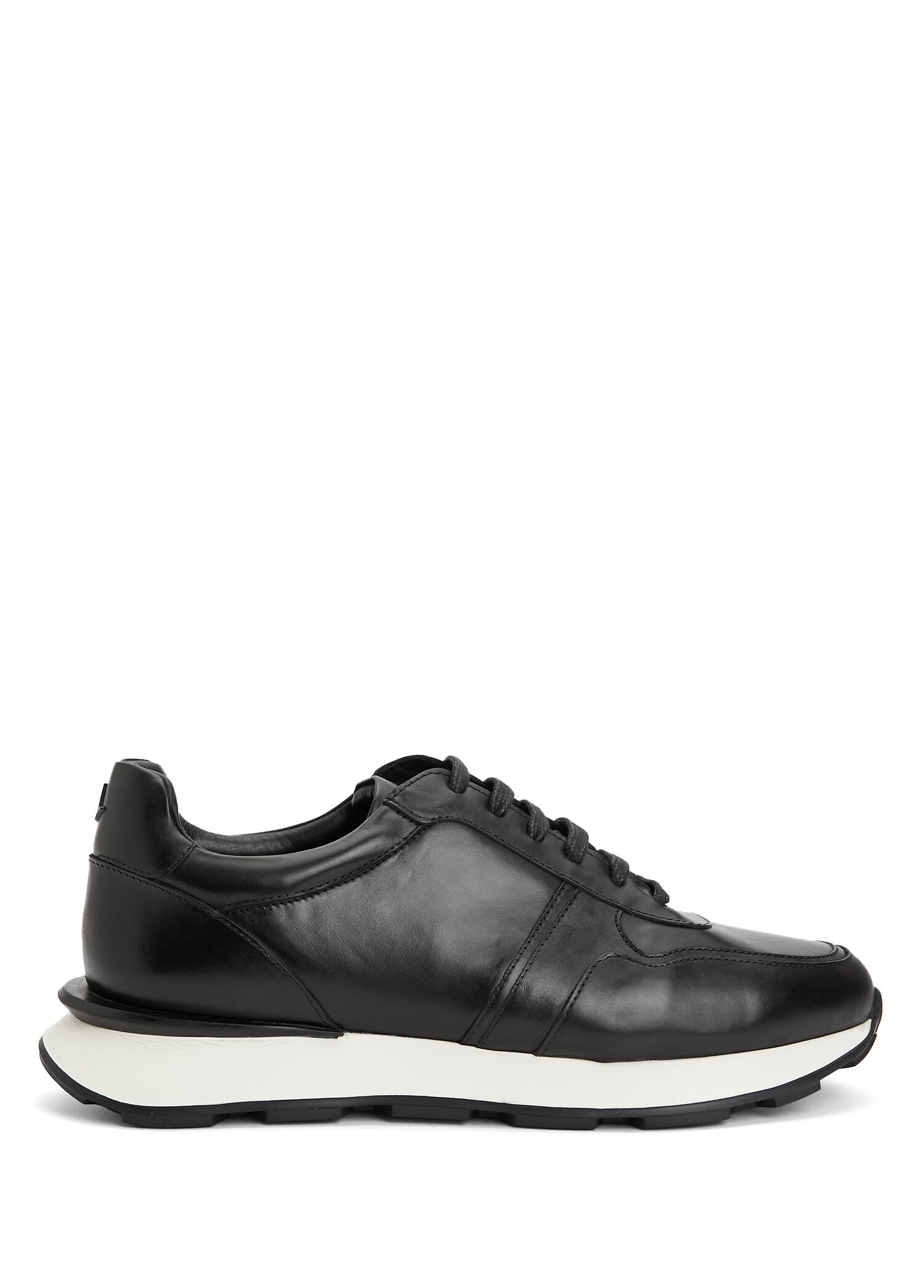 Siyah Erkek Deri Sneaker
