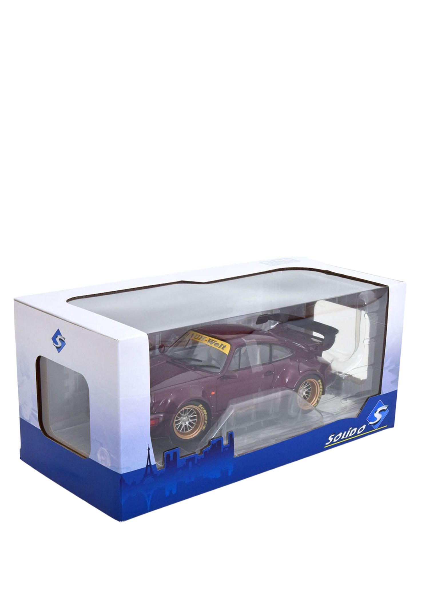Solido Porsche 964 RWB Hekigyoku 2022 – Miniature De Collection 1/18 En Métal Violet