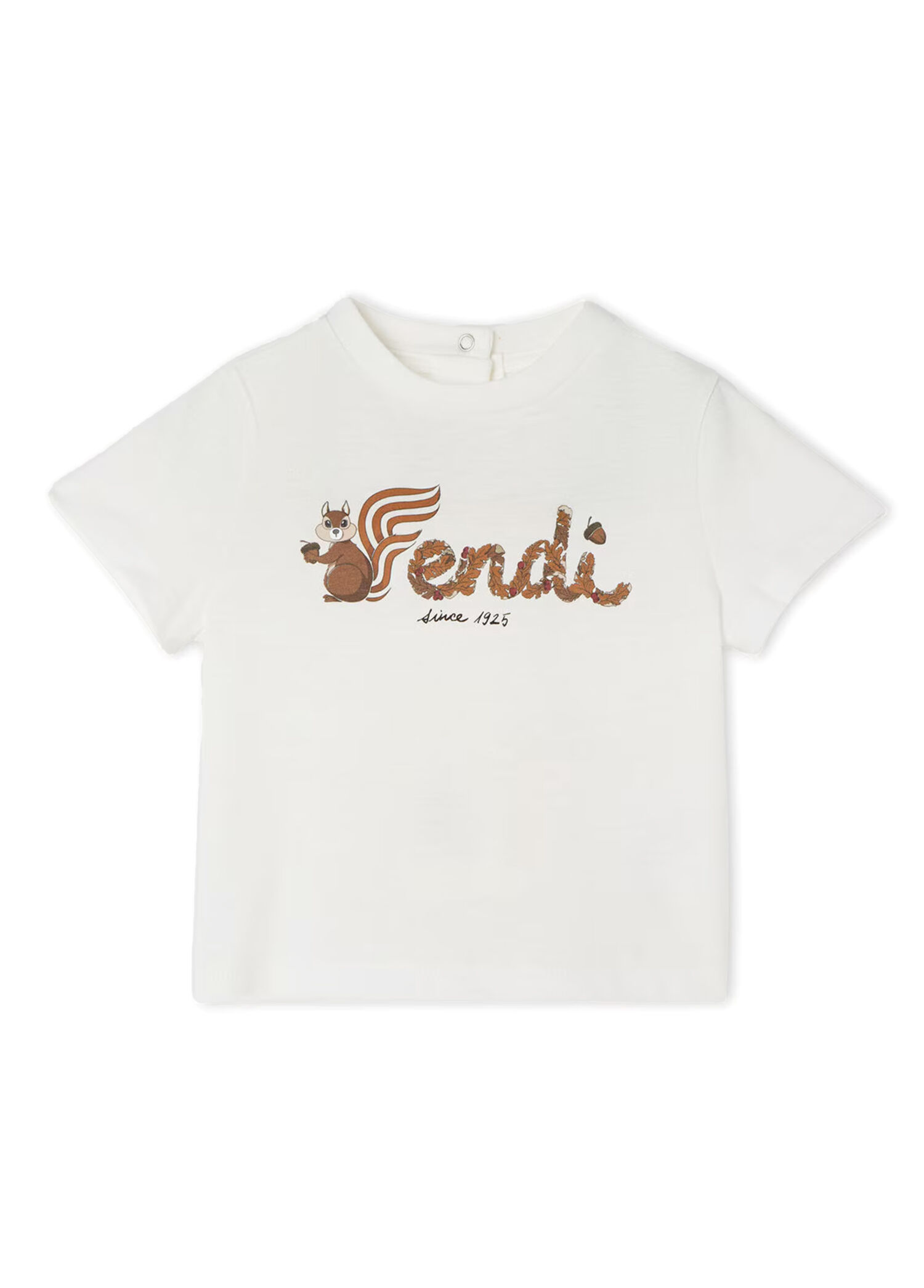 Beyaz Logo Baskılı Unisex Bebek Sweatshirt