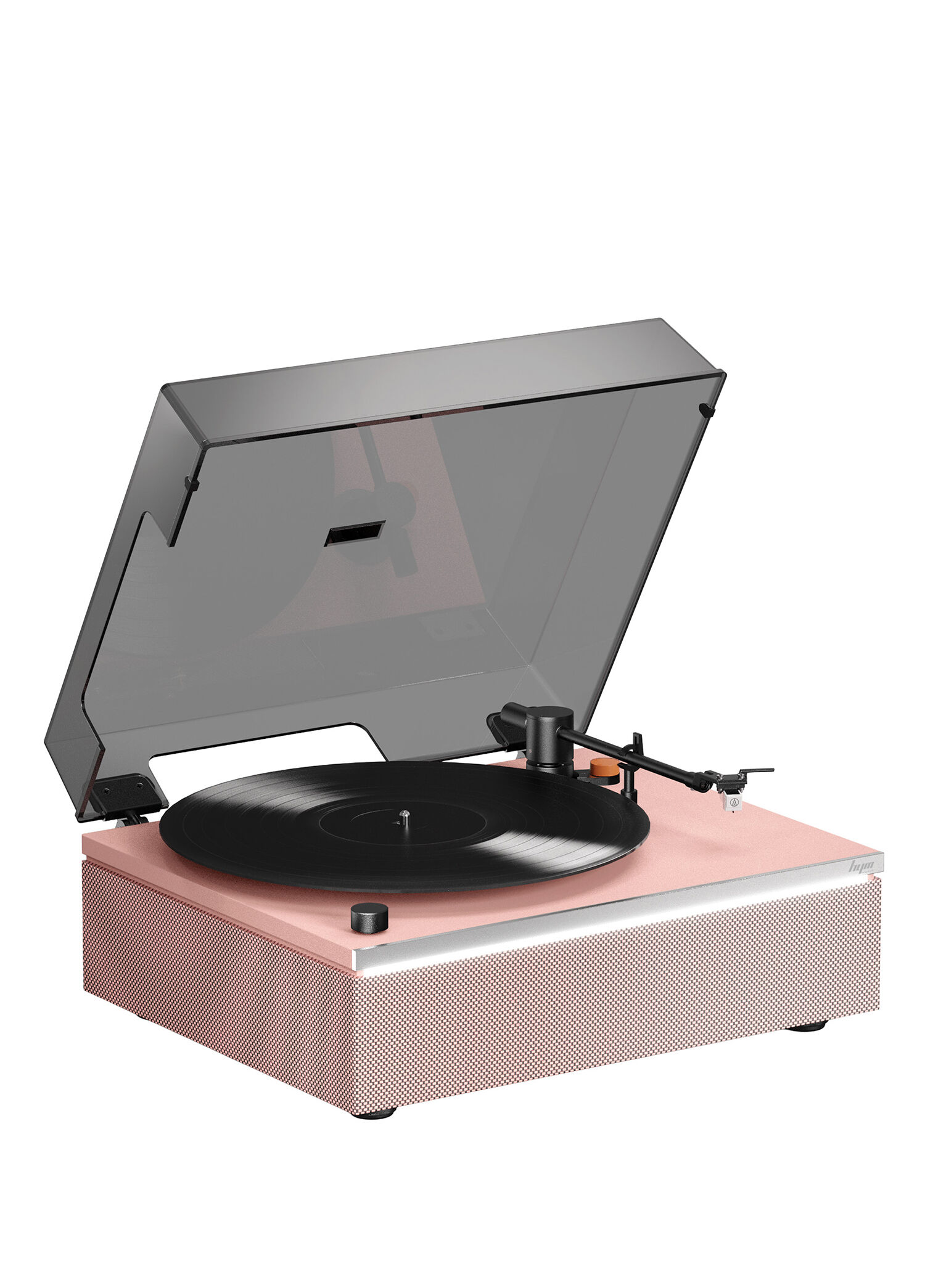Lumi-S Pembe Dahili Bluetooth Hoparlörlü Retro Pikap Plakçalar