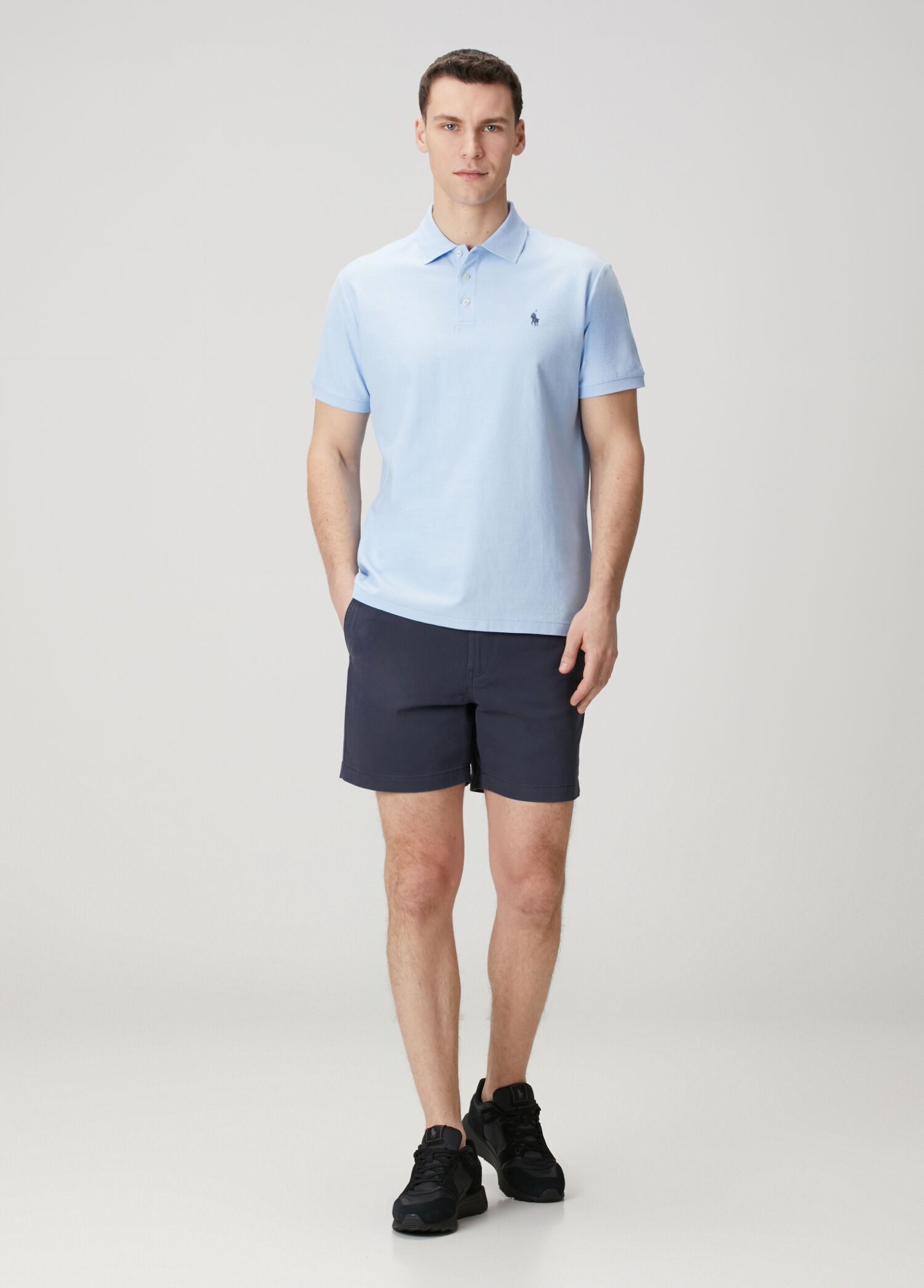 Koyu Mavi Bermuda