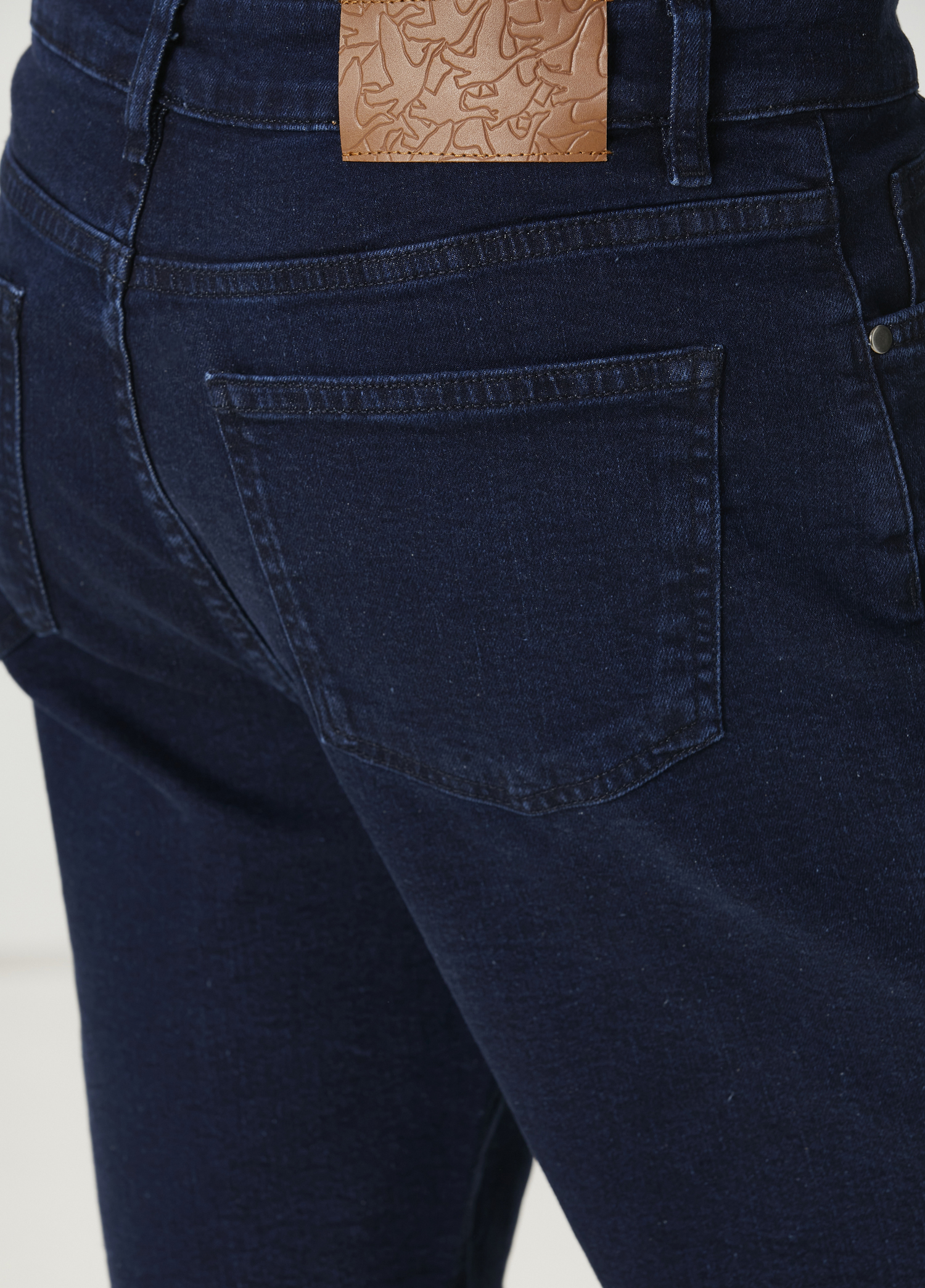 Lacivert Denim Şort_4