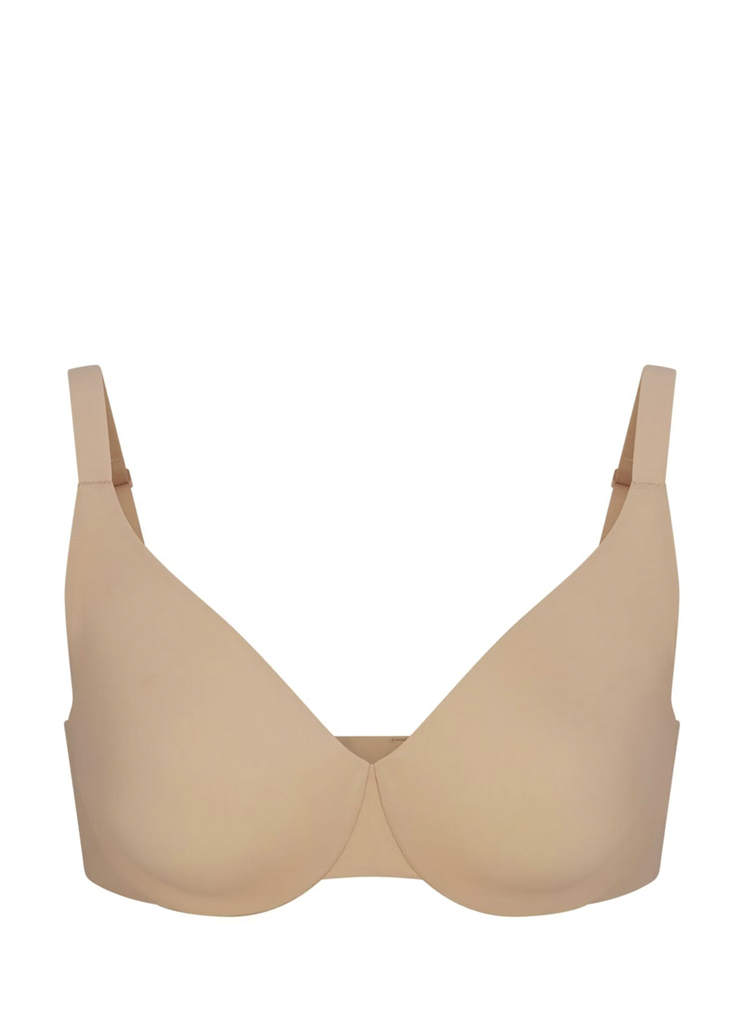 Unlined Full Coverage Koyu Bej Sütyen