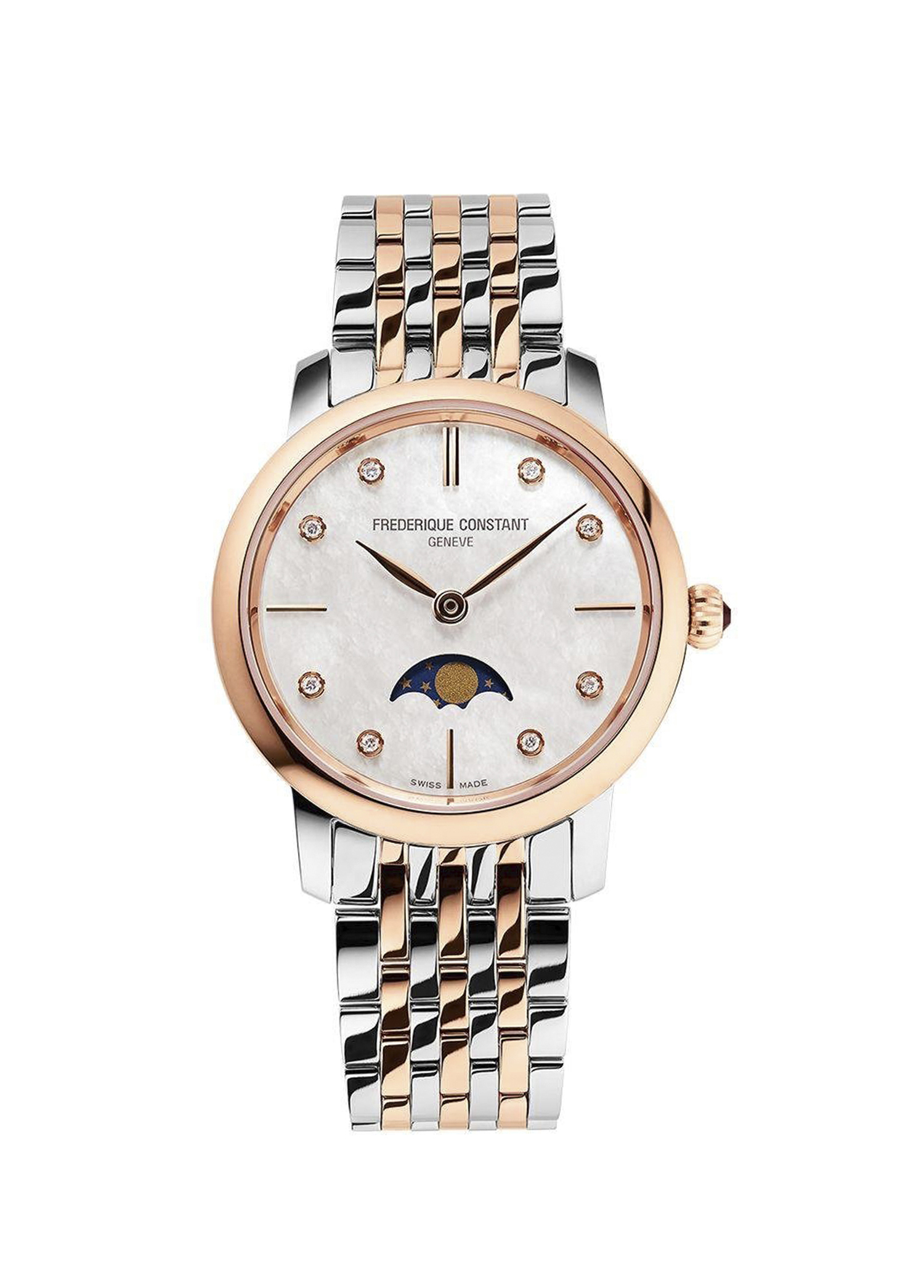 Slimline Ladies Moonphase FC-206MPWD1S2B Saat