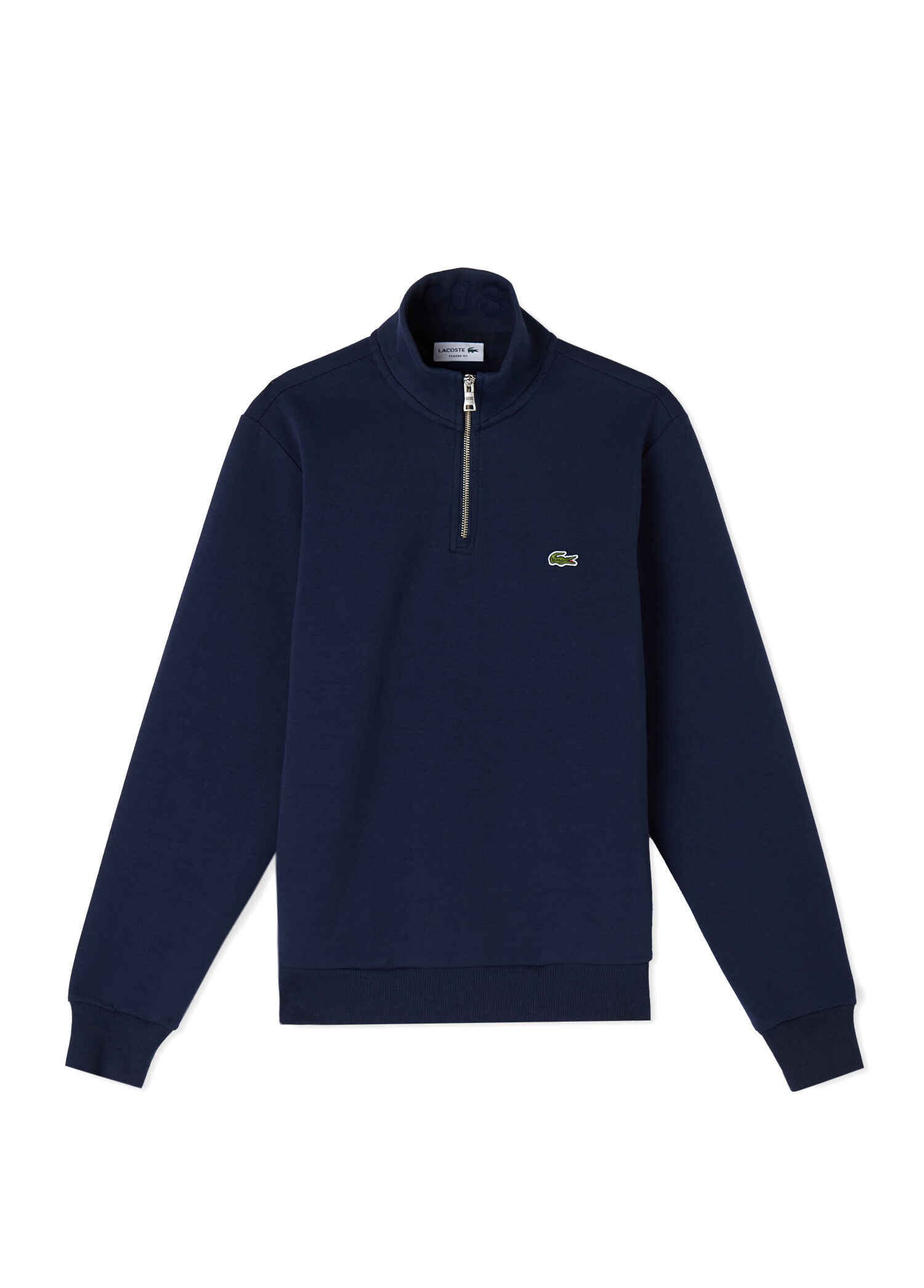 Lacivert Classic Fit Yarım Fermuarlı Erkek Sweatshirt