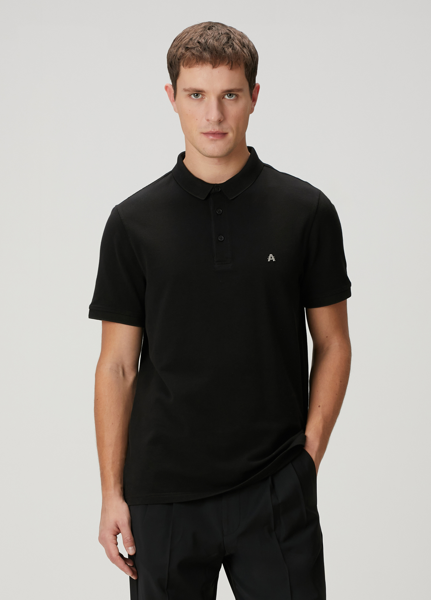 Siyah Polo T-shirt