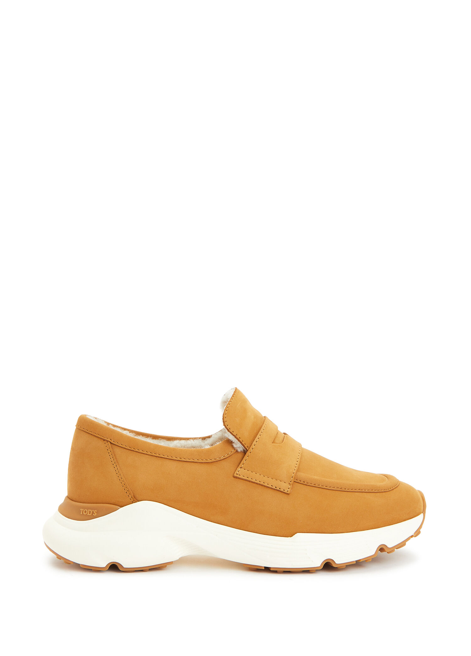 Sporty Taba Kadın Deri Sneaker