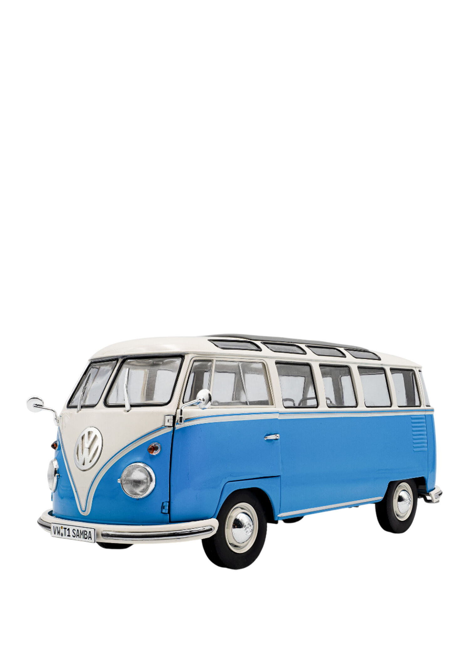 1:18 Solido 1962 Volkswagen T1 Samba Bus Açık Mavi Model Araba