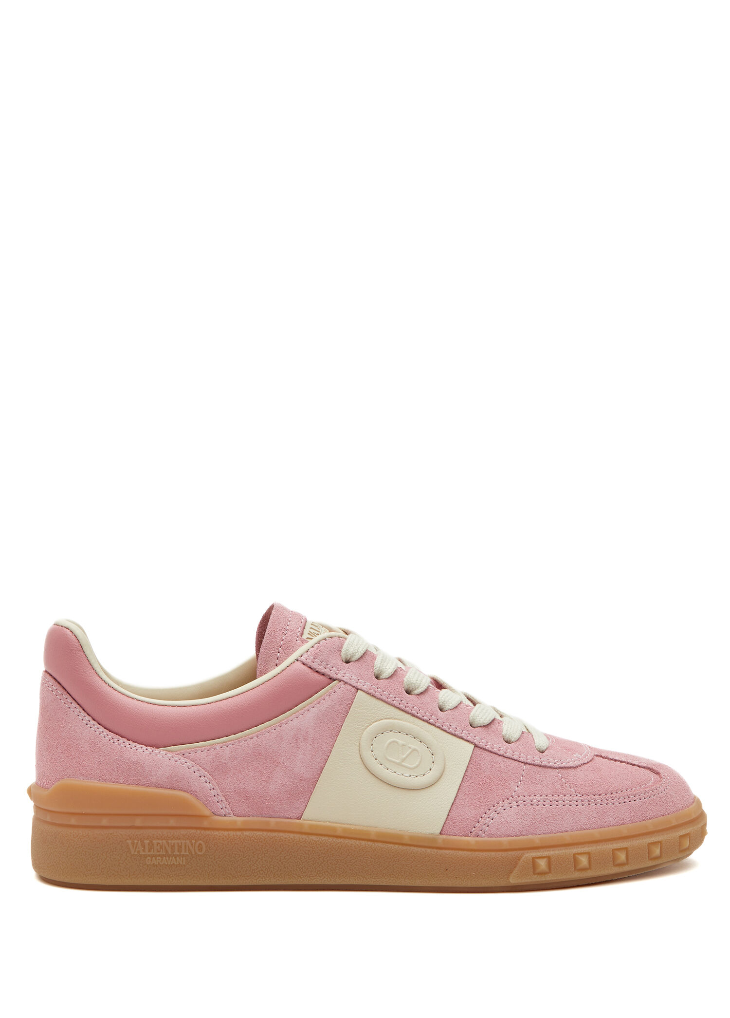 Pembe Kadın Deri Sneaker