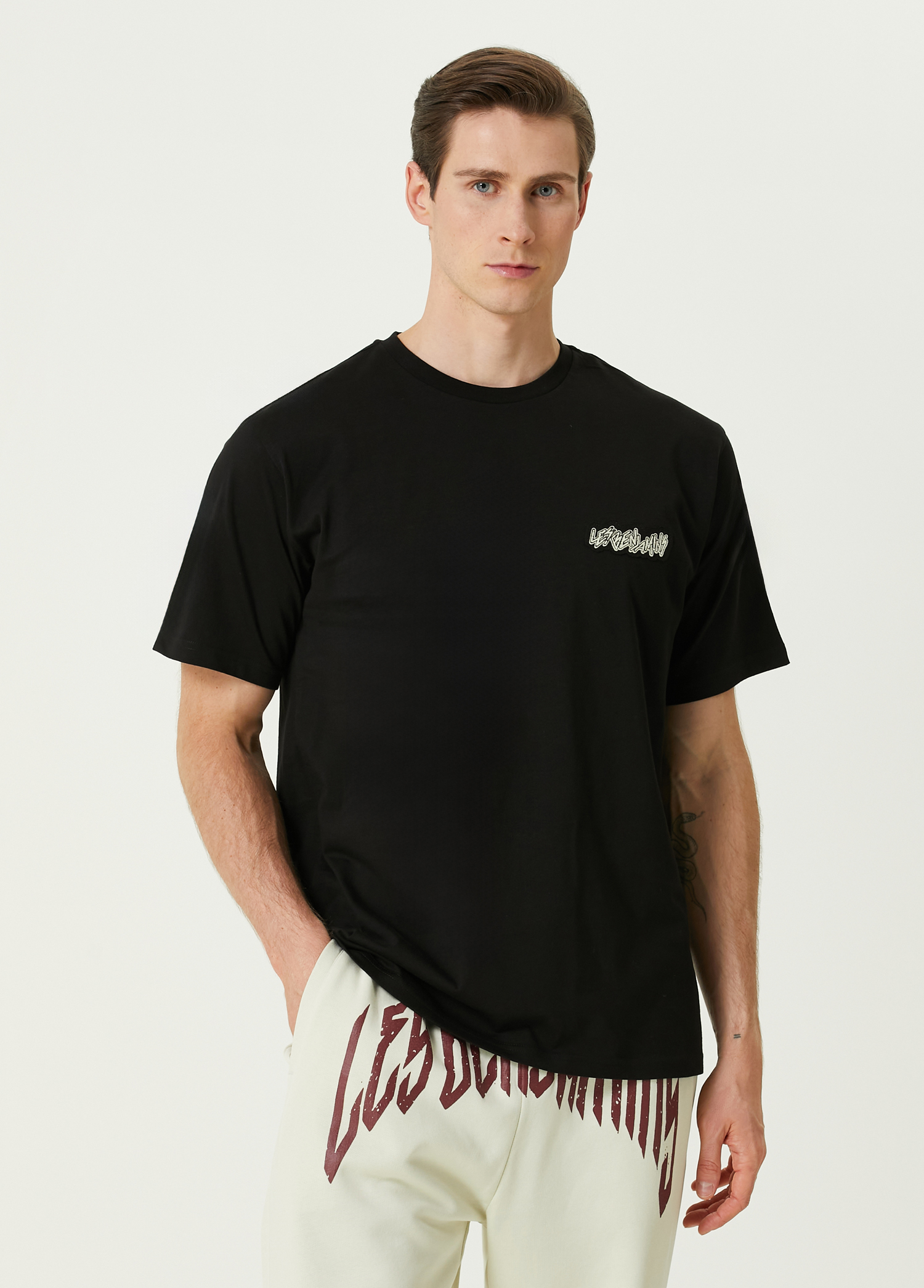 Relaxed Fit Siyah T-shirt