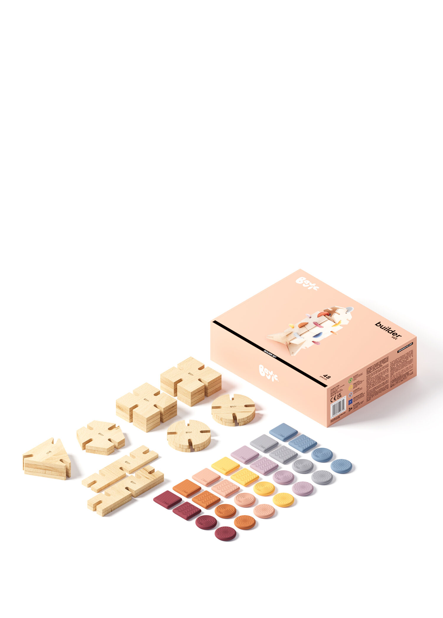 Builder Set Ahşap Yapı Oyuncağı