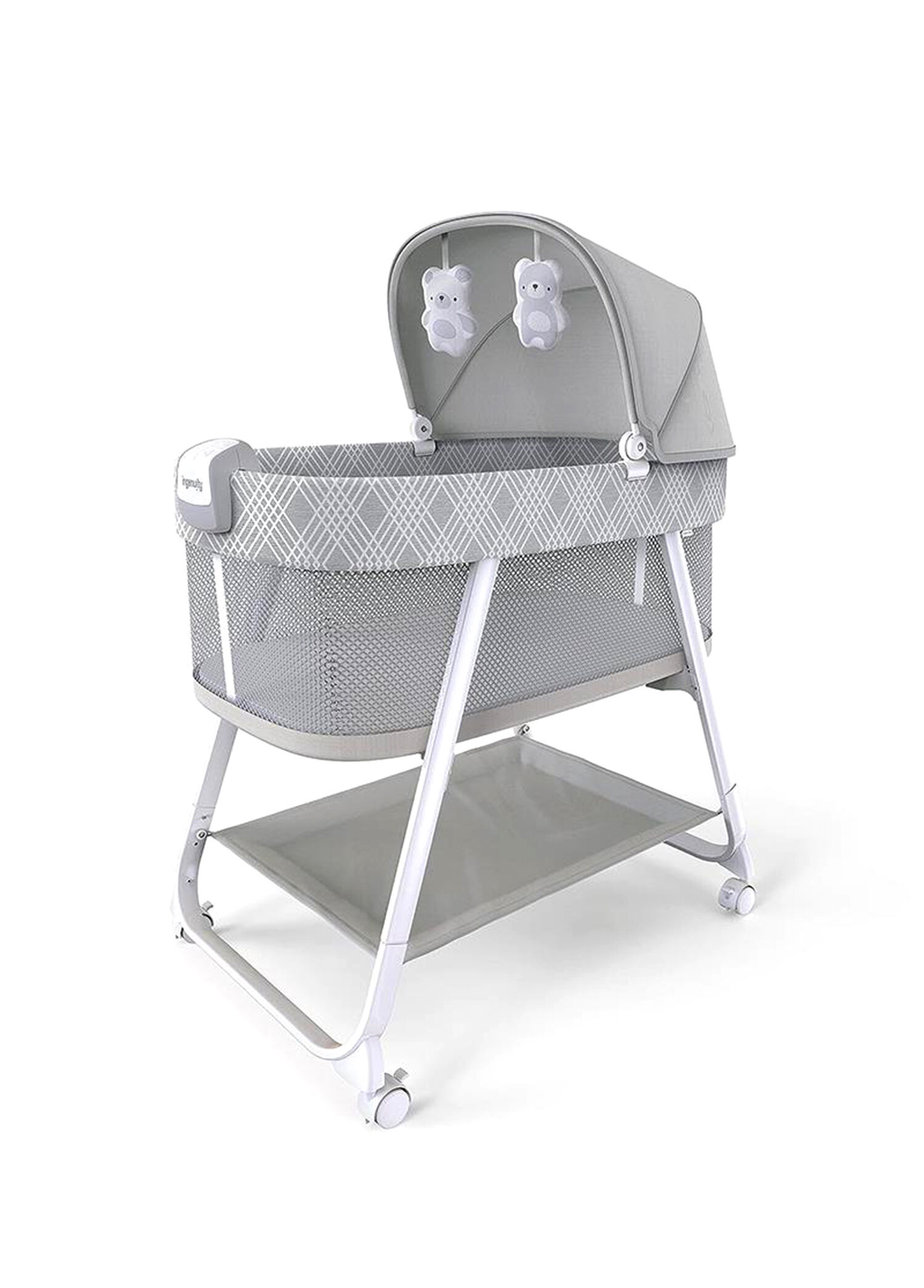 Ingenuity Lullanight Gri Rahatlatıcı Portatif Müzikli Oyuncaklı 0-5 Ay 7 kg Beşik