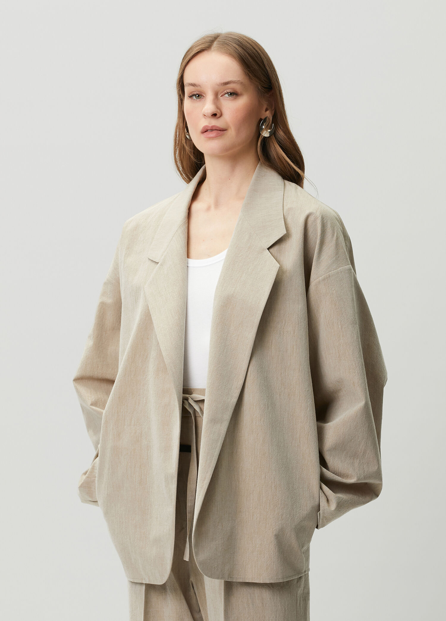 California Bej Yün Blazer