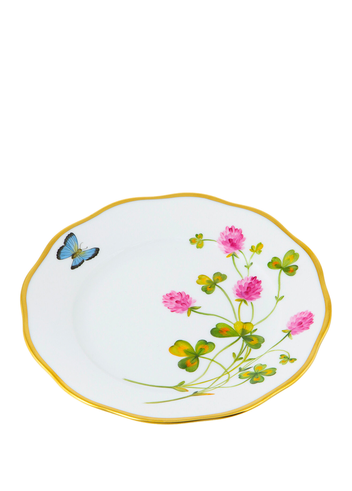 American Wild Flowers Desenli Porselen Tatlı Tabağı 21 cm