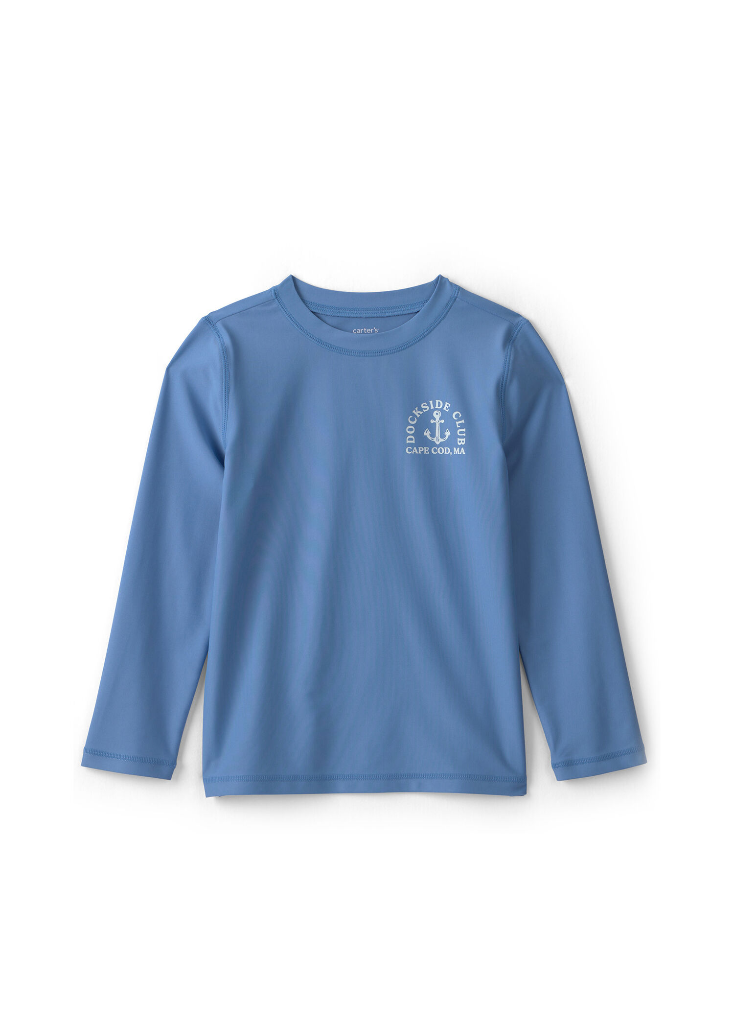 Mavi Güneş Koruyucu Uzun Kollu Erkek Çocuk T-Shirt Mayo