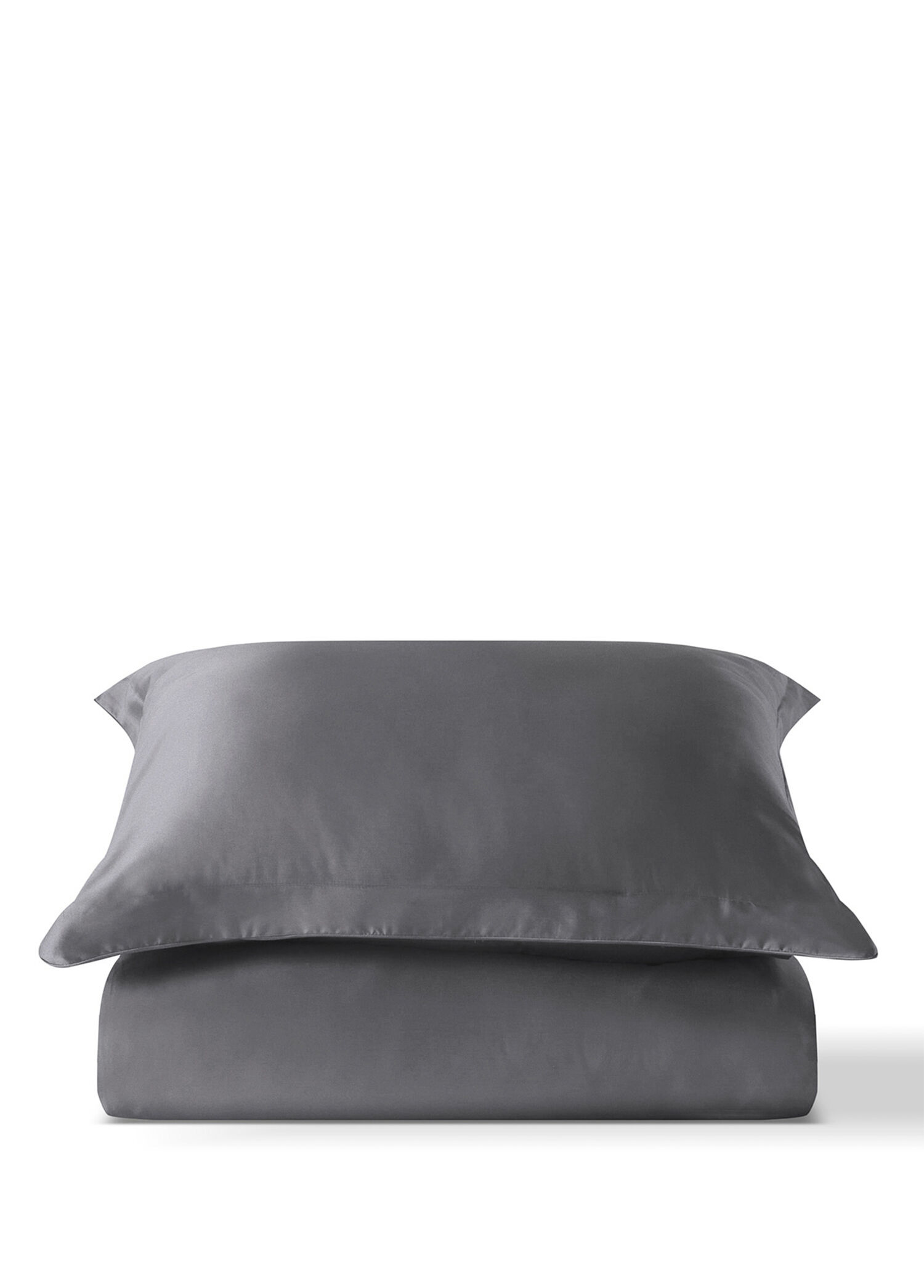Polos Junco Antrasit Pamuk Saten Çift Kişilik Nevresim Takımı 200 x 220 cm