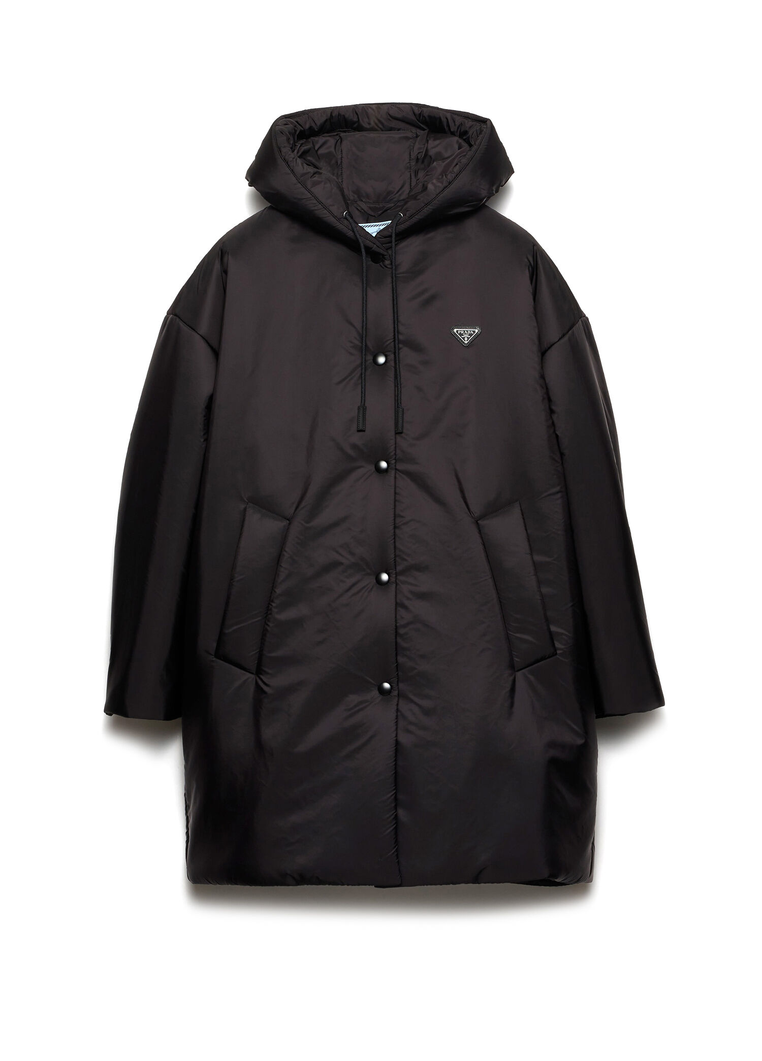 Prada Siyah Kadın Siyah Hafif Re-Nylon Kadın Yağmurluk 1823215