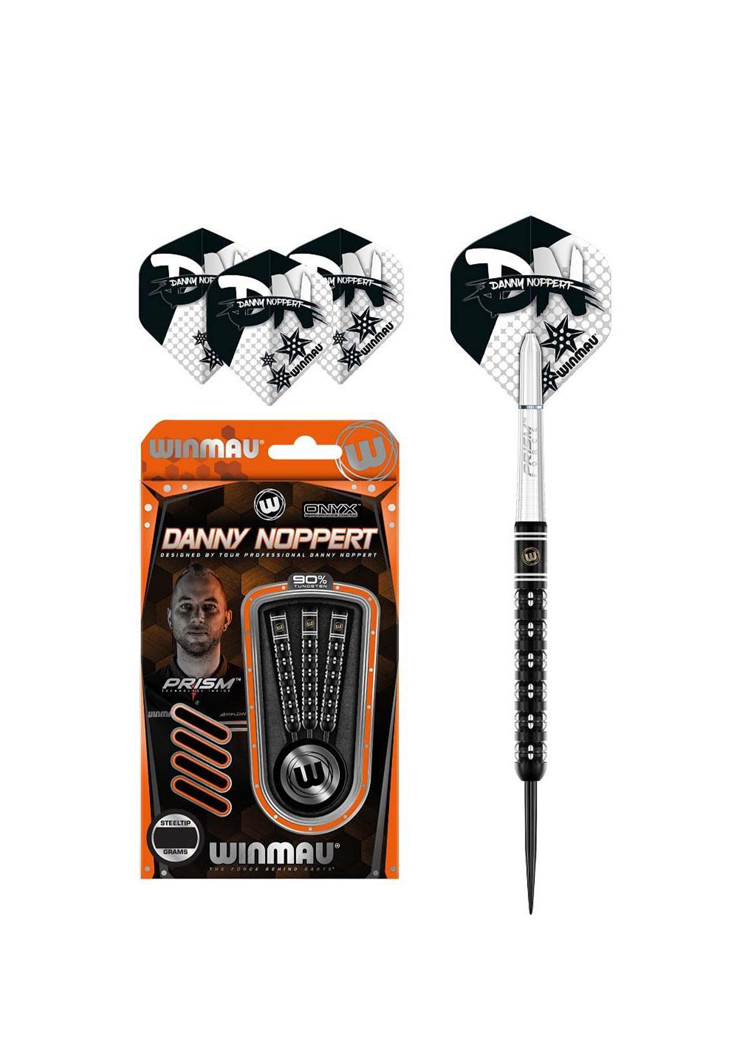 Danny Noppert %90 Tungsten Çelik Uçlu Dart Oku