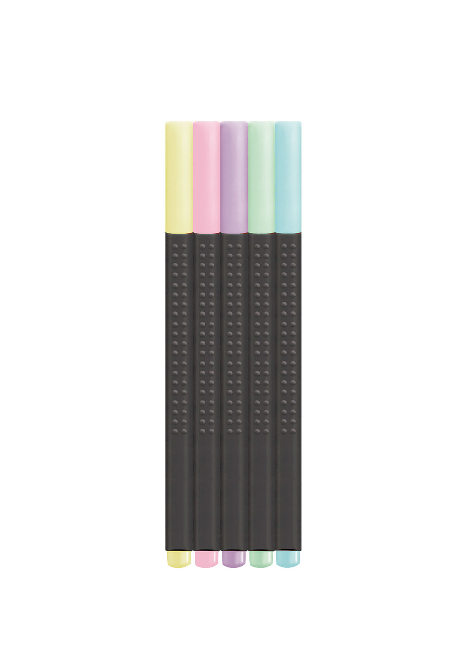 Grip Finepen Metal Pastel Renkler İnce Keçe Uçlu 5'li Kalem Seti 0.4 mm