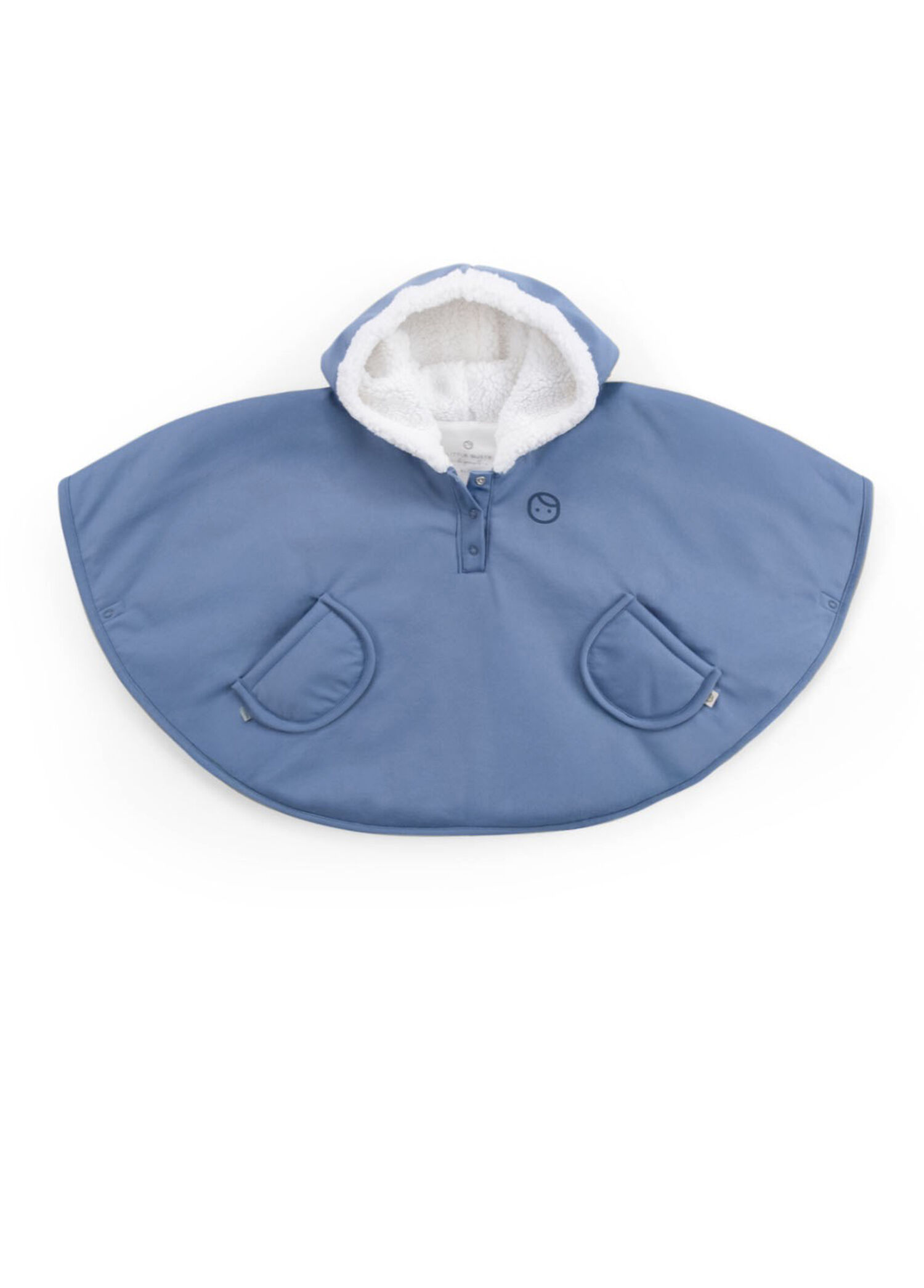 Mavi Su Geçirmez Unisex Bebek Panço Yağmurluk