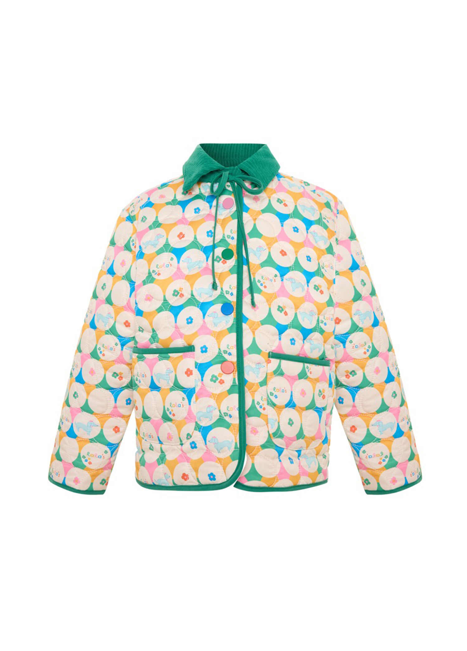 Green Bubble Kapitoneli Unisex Çocuk Ceket