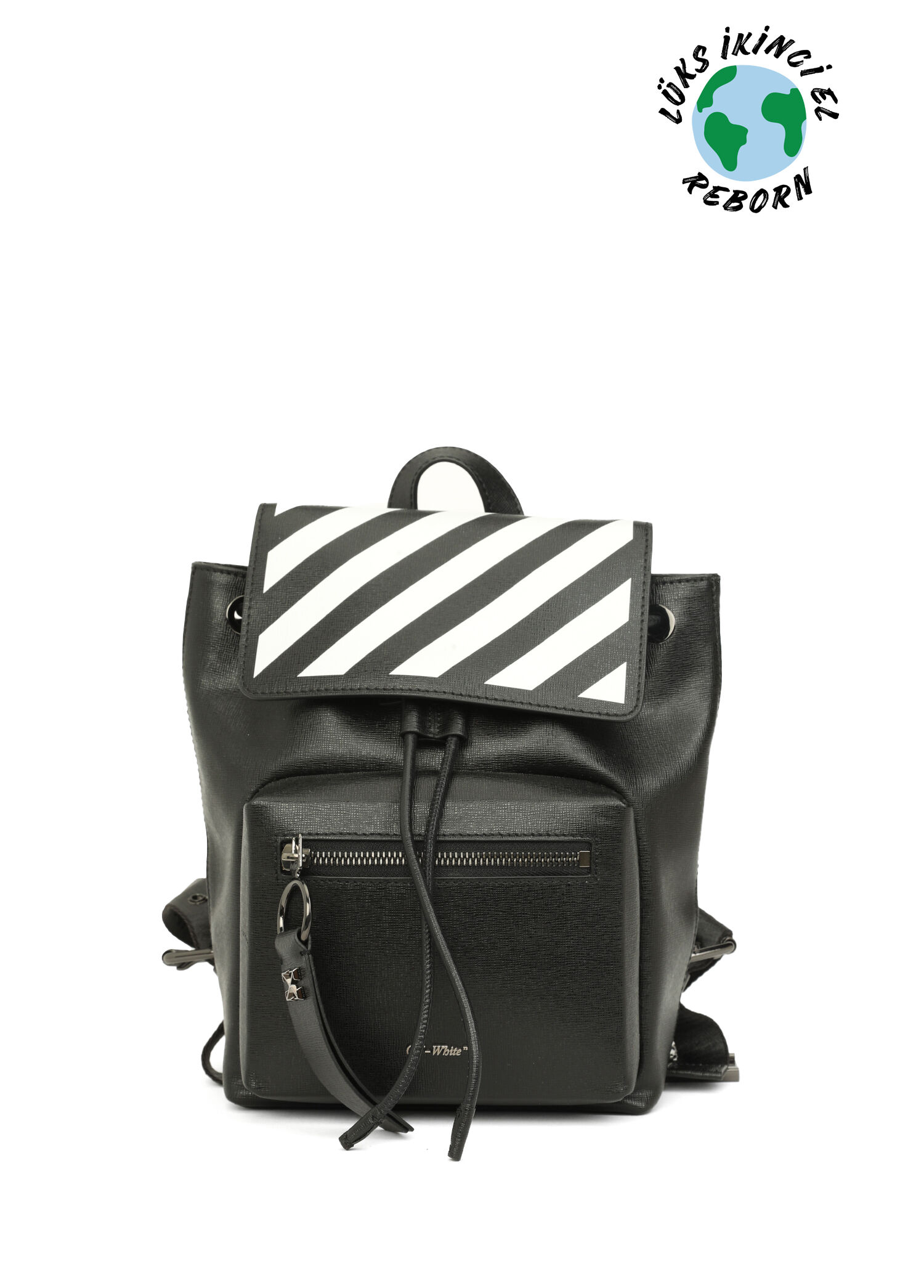 Off-White Diagonal Binder Sırt Çantası