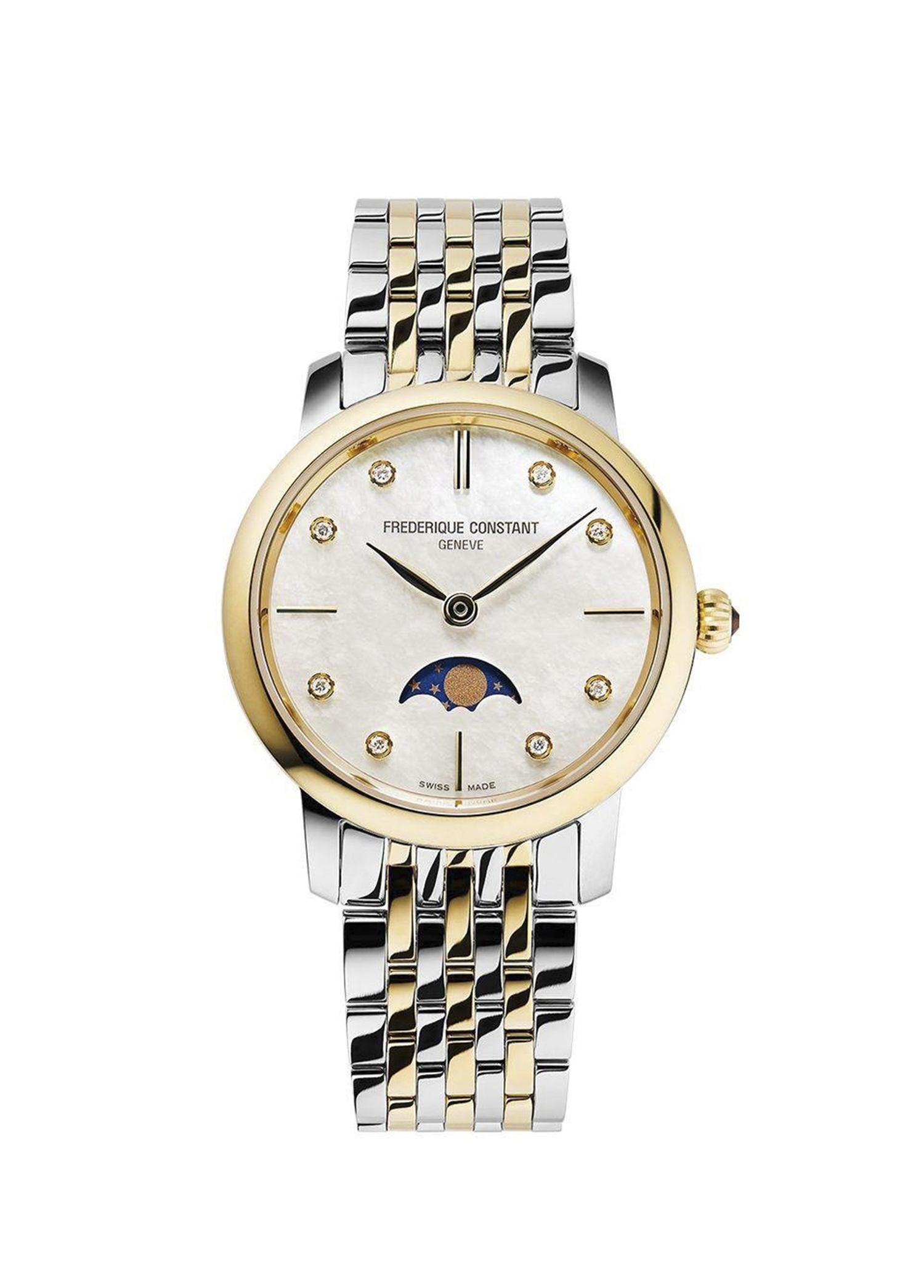 Slimline Ladies Moonphase FC-206MPWD1S3B Kadın Saa