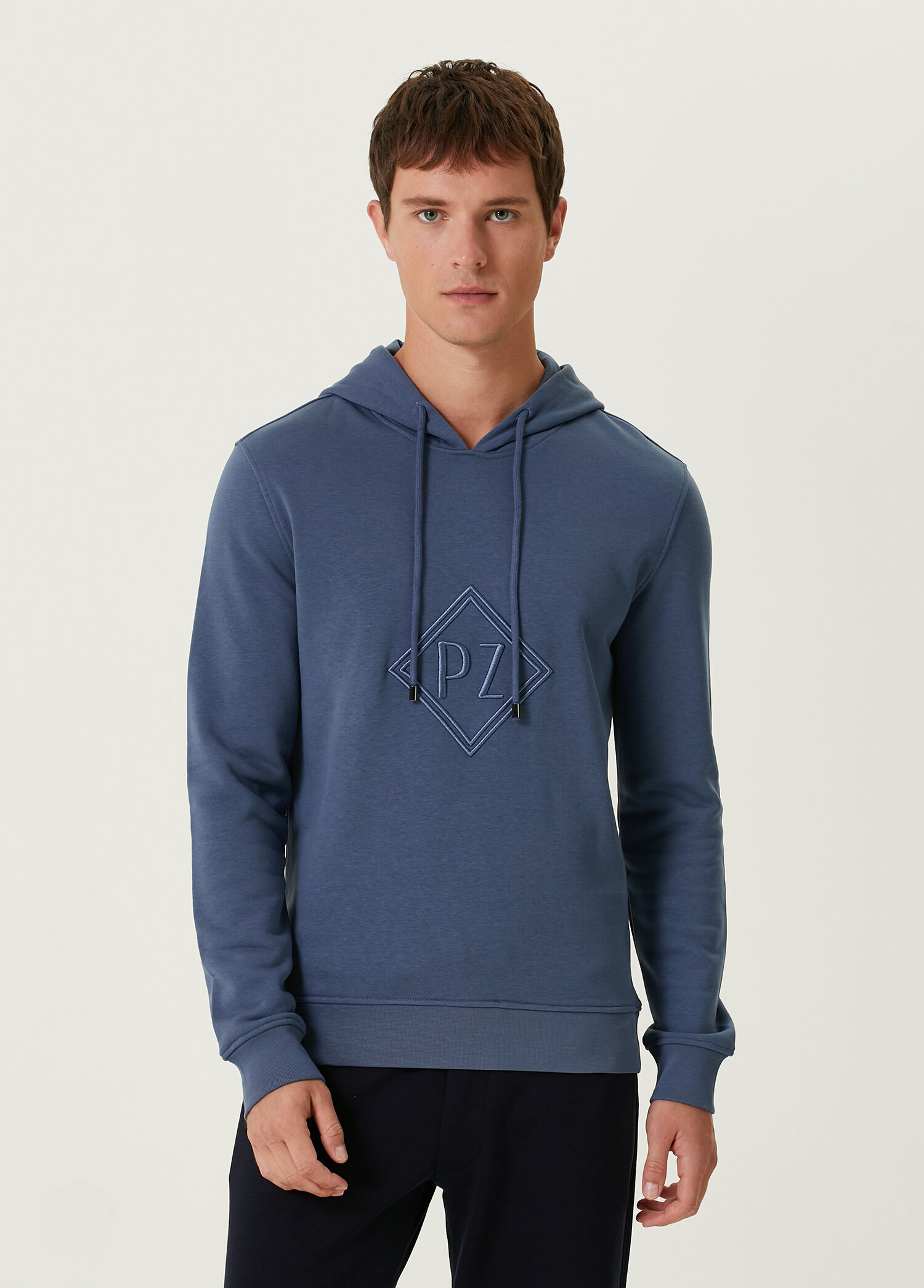 Mavi Logo Nakışlı Sweatshirt