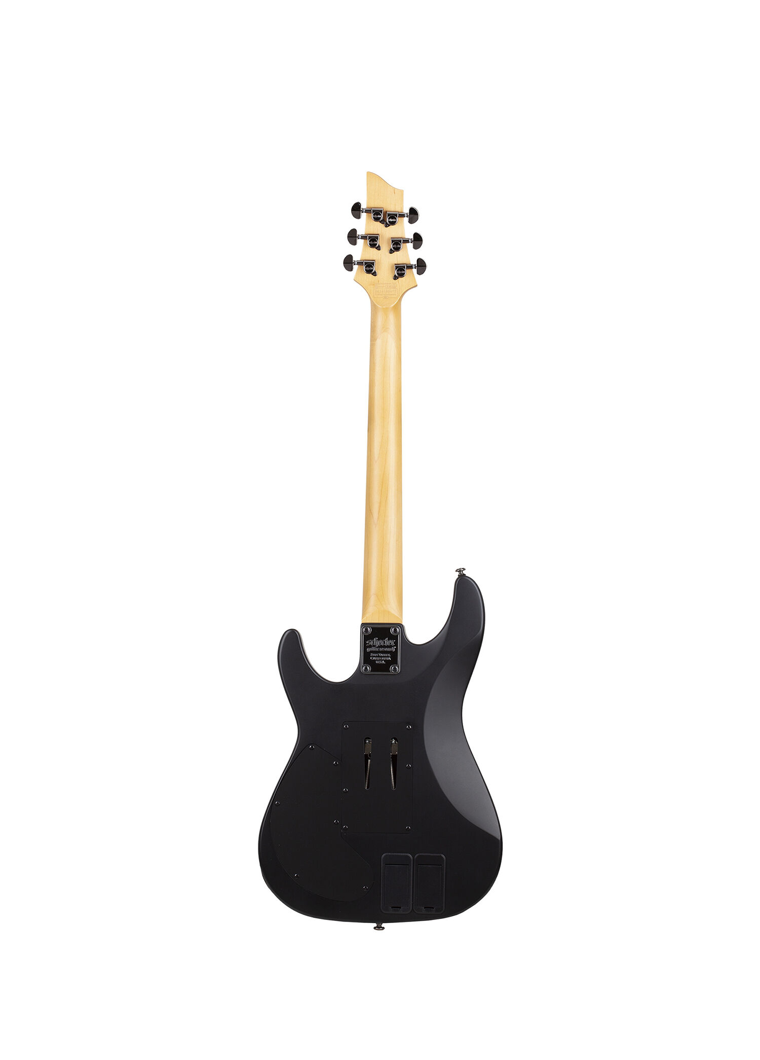Schecter - Demon-6 FR-S Aged Black Satin Elektro Gitar - Renkli