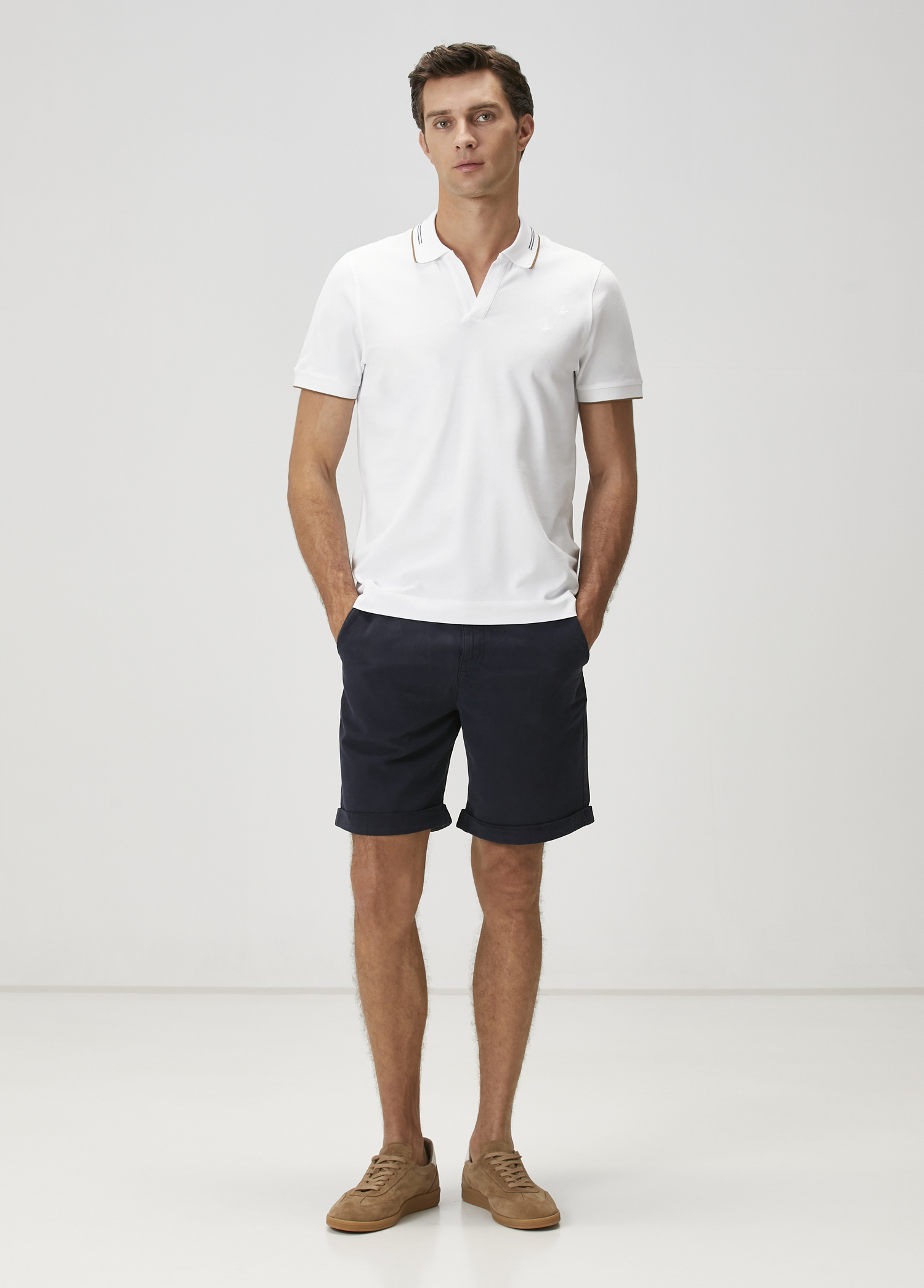 Slim Fit Beyaz T-shirt_2