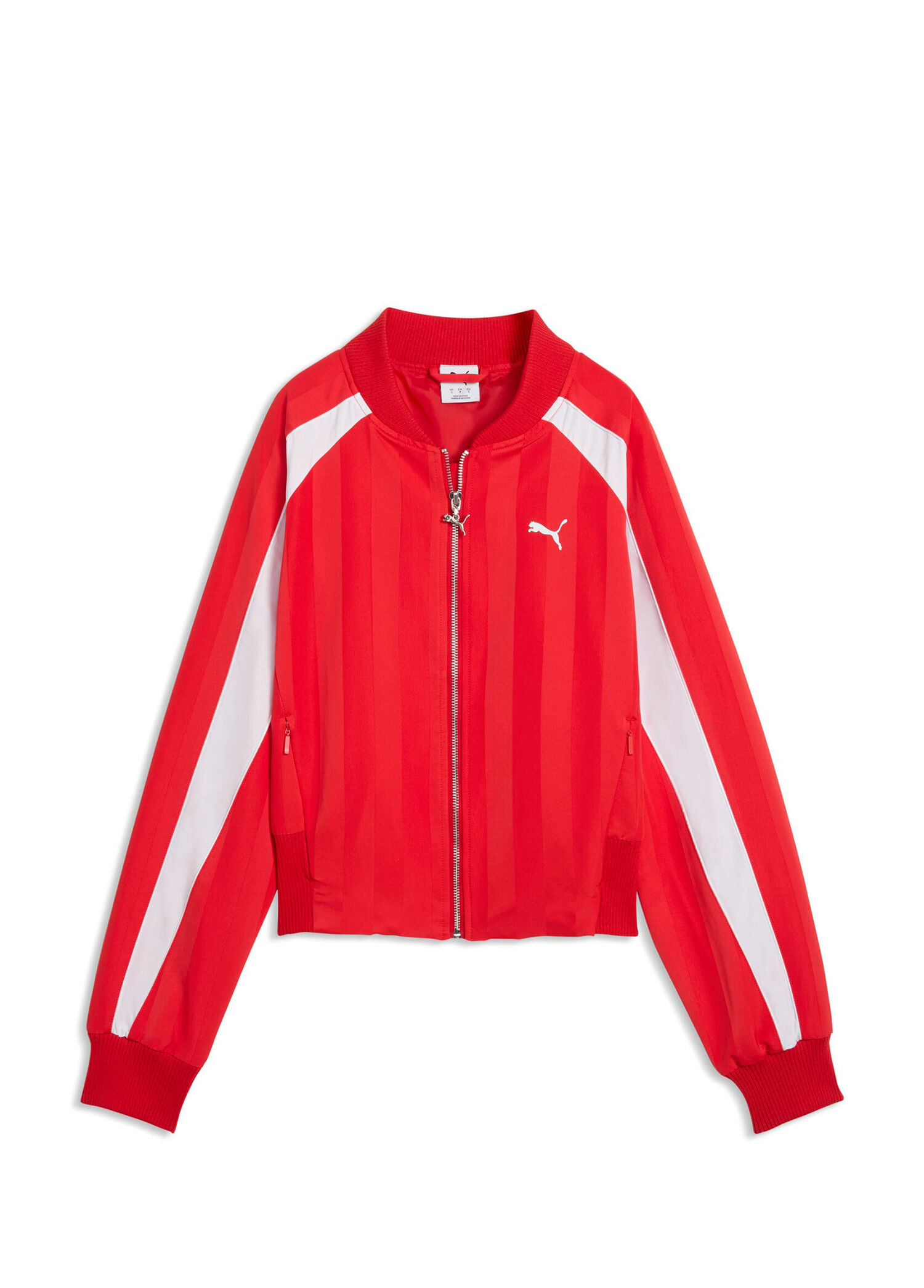 Future Puma Archive For All Time Red Geniş Kesim Fermuarlı Kadın Spor Sweatshirt
