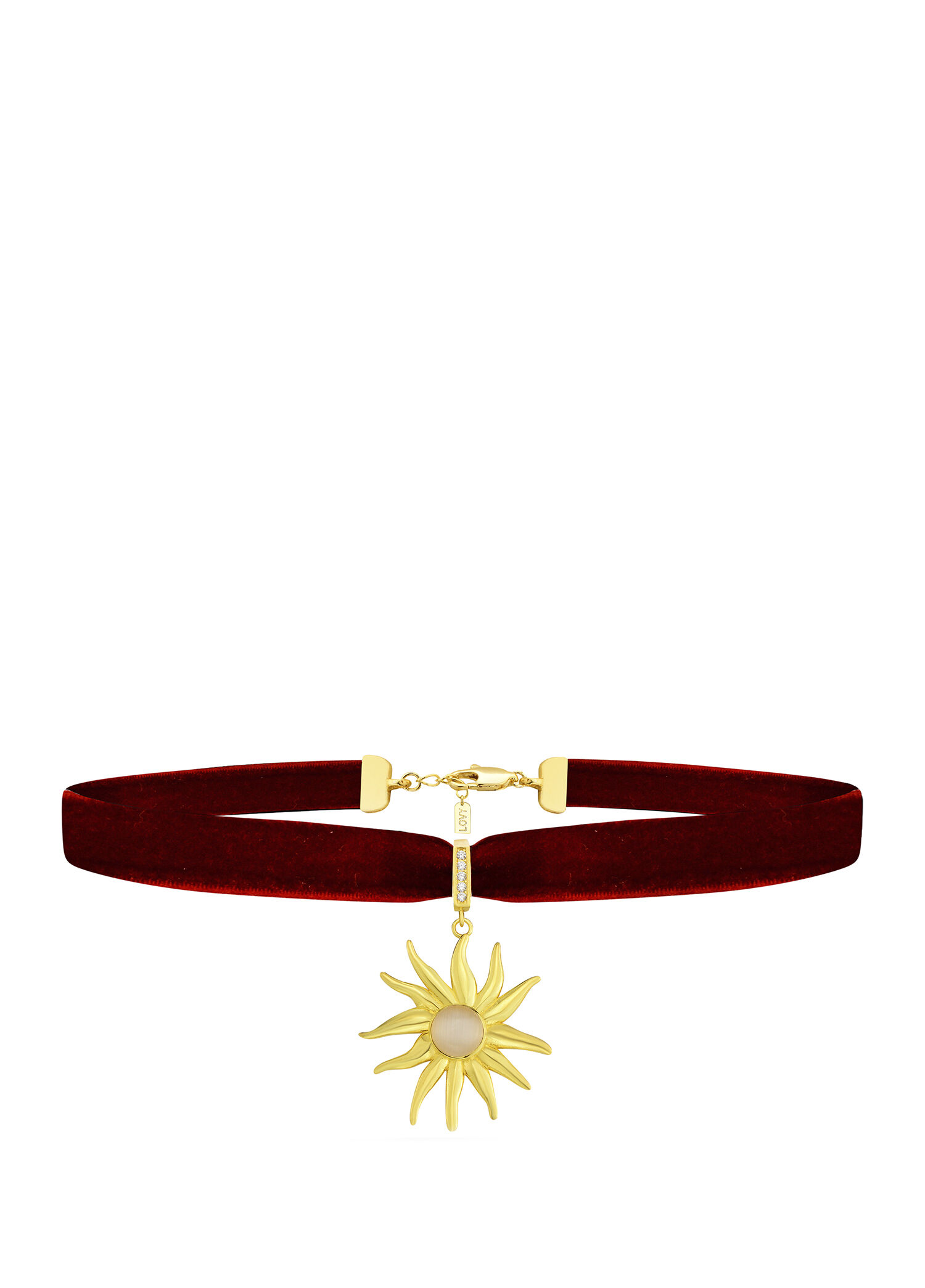 Şana 925 Ayar Gümüş 22 Ayar Altın Kaplama Kadın Choker