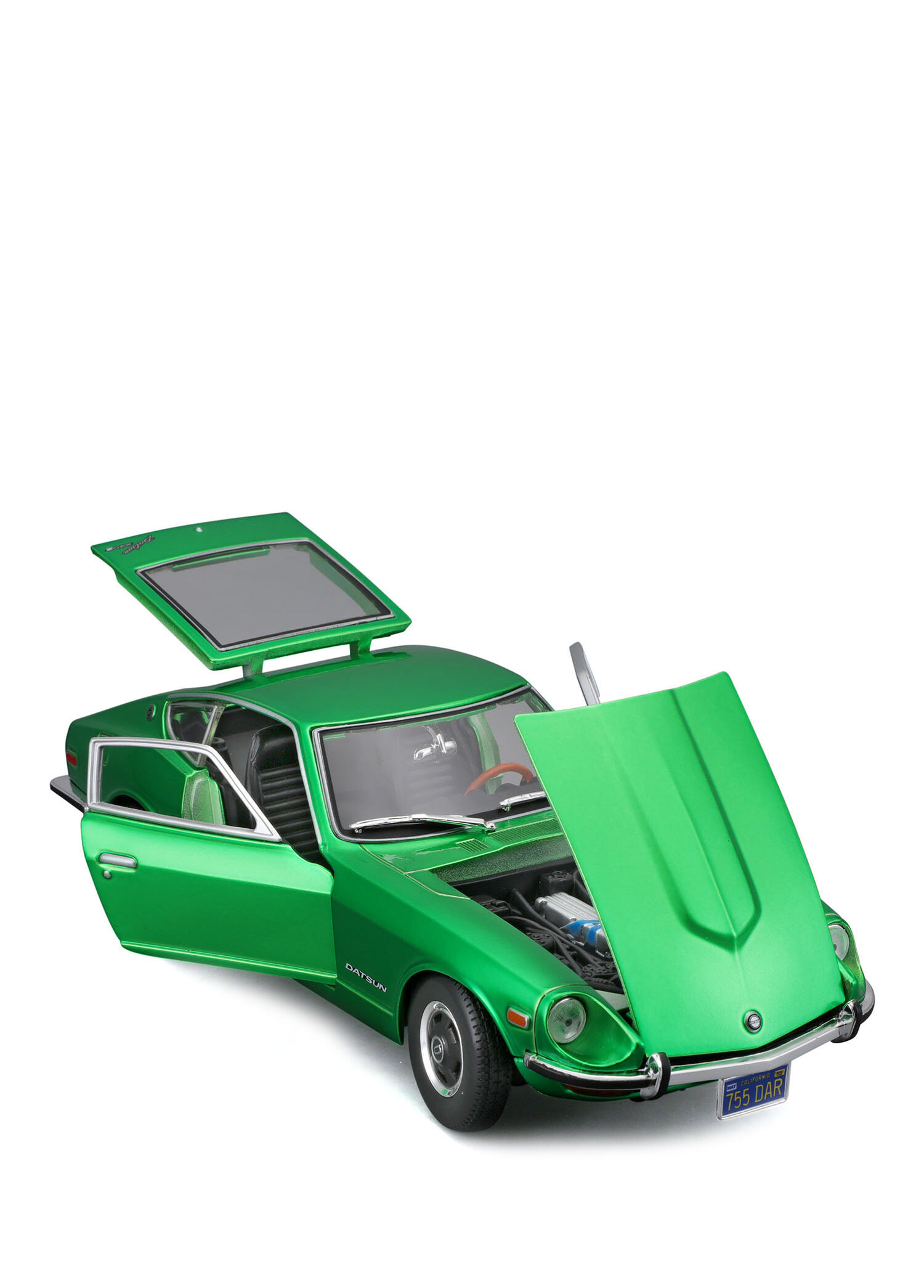 Maisto - 1971 Datsun 240Z 1:18 Metalik Yeşil Model Araba - Yeşil