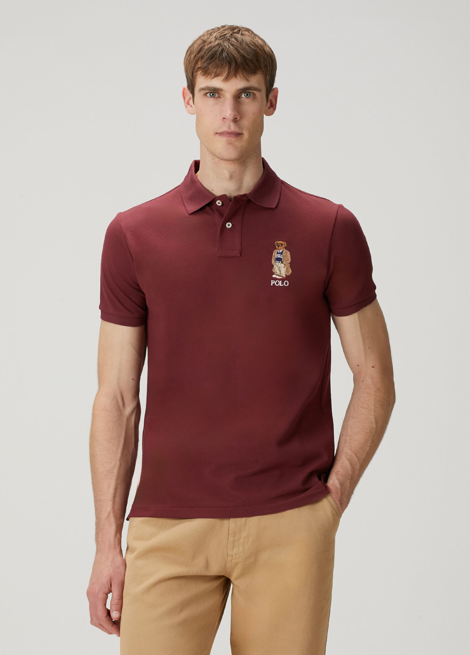Kırmızı Polo Yaka T-shirt
