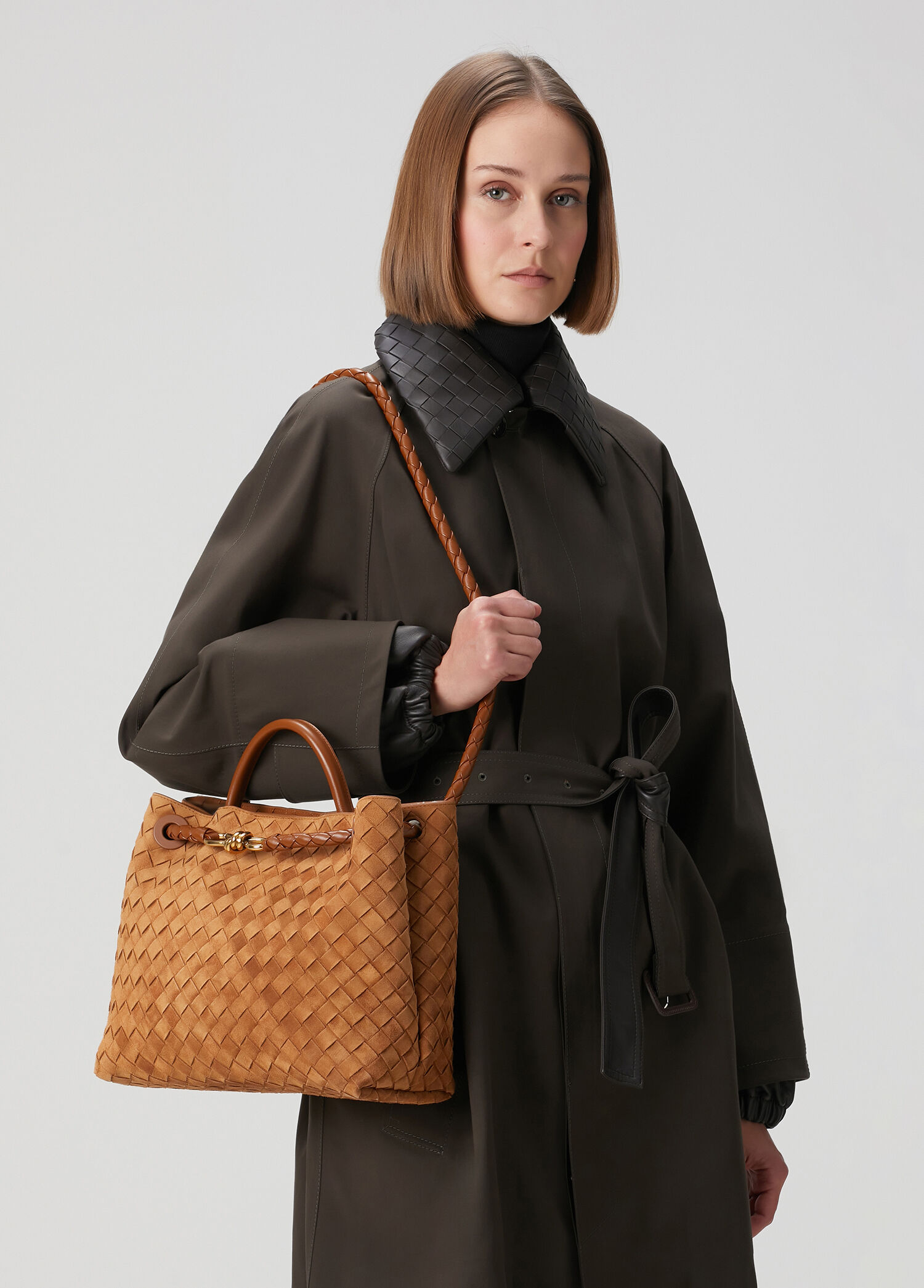 小物 taimelu121 BOTTEGA VENETA Bottega Veneta Taba Kadın Taba Kadın Deri Çanta 1890158 | Beymen