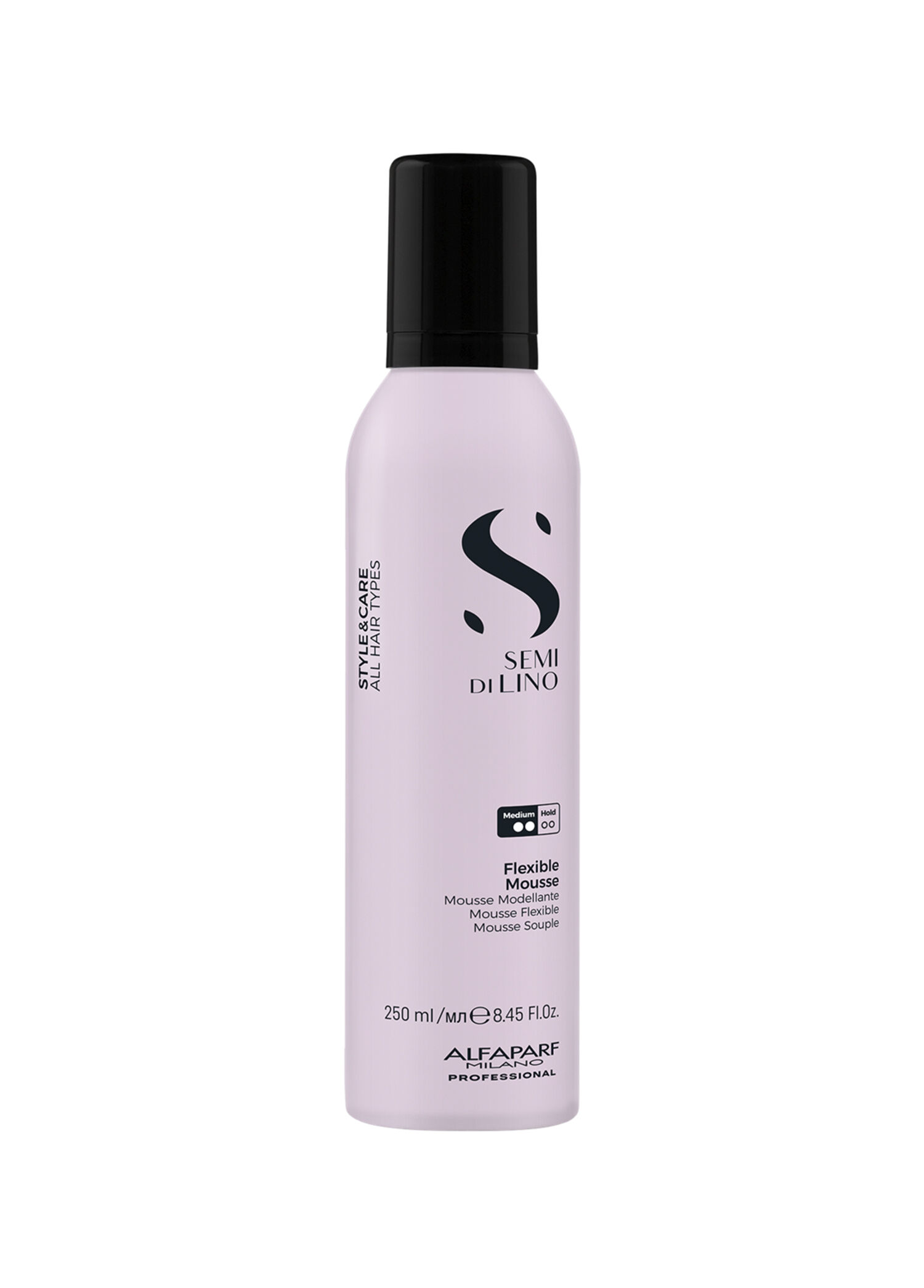 Semi Di Lino Styling Flexible Mousse Orta Tutuşlu Bukle Belirginleştirici Şekillendirici Saç Köpüğü 250 ml