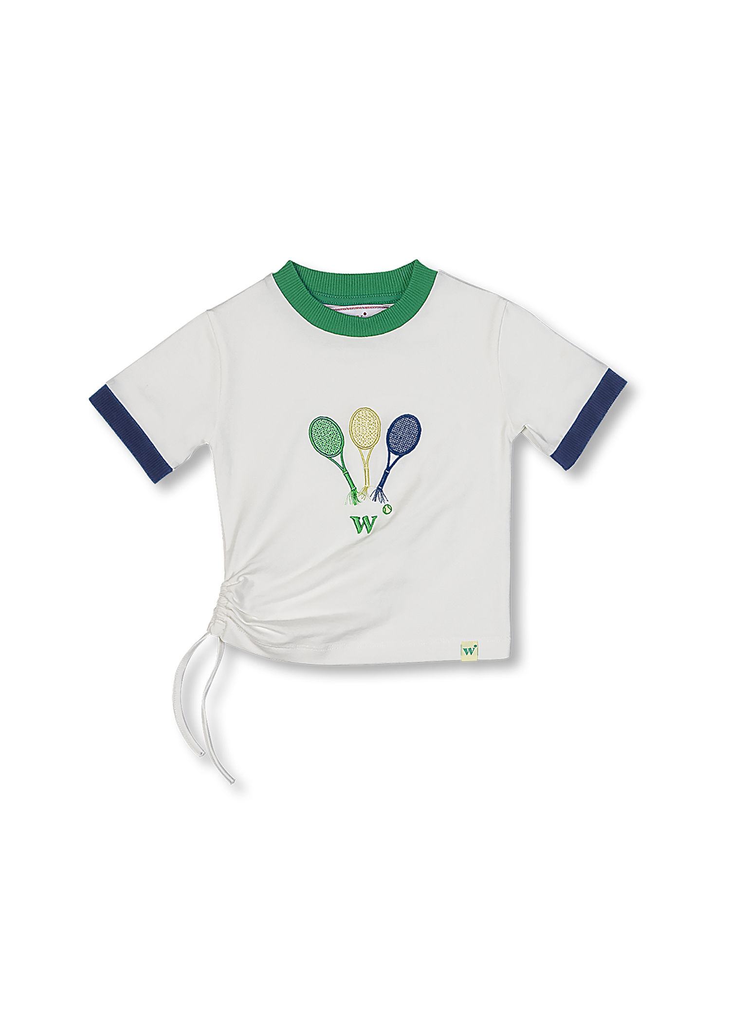 Tenis Koleksiyonu Grafik Nakışlı Kız Çocuk T-shirt